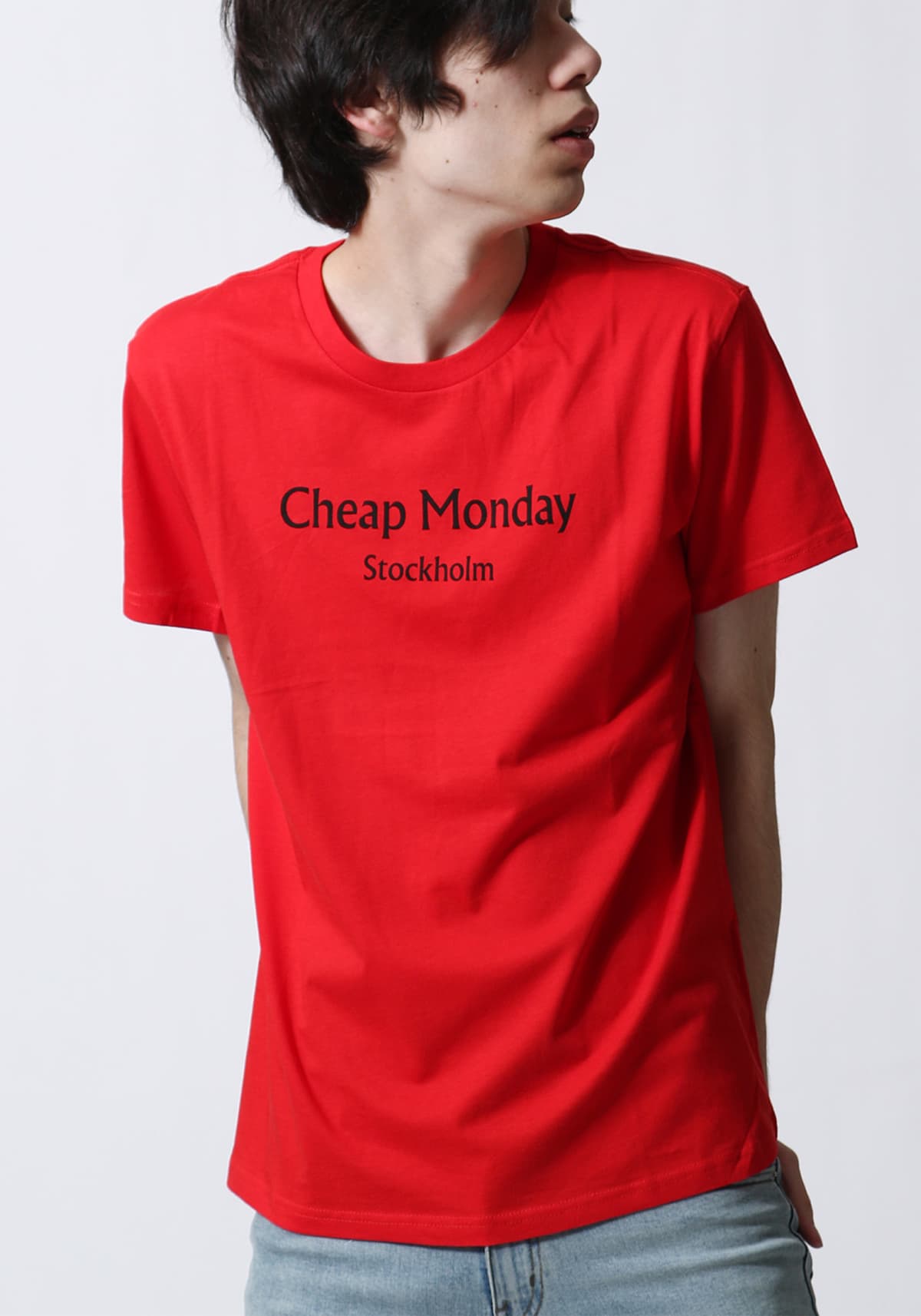 Men's T-Shirts Cheap Monday Red