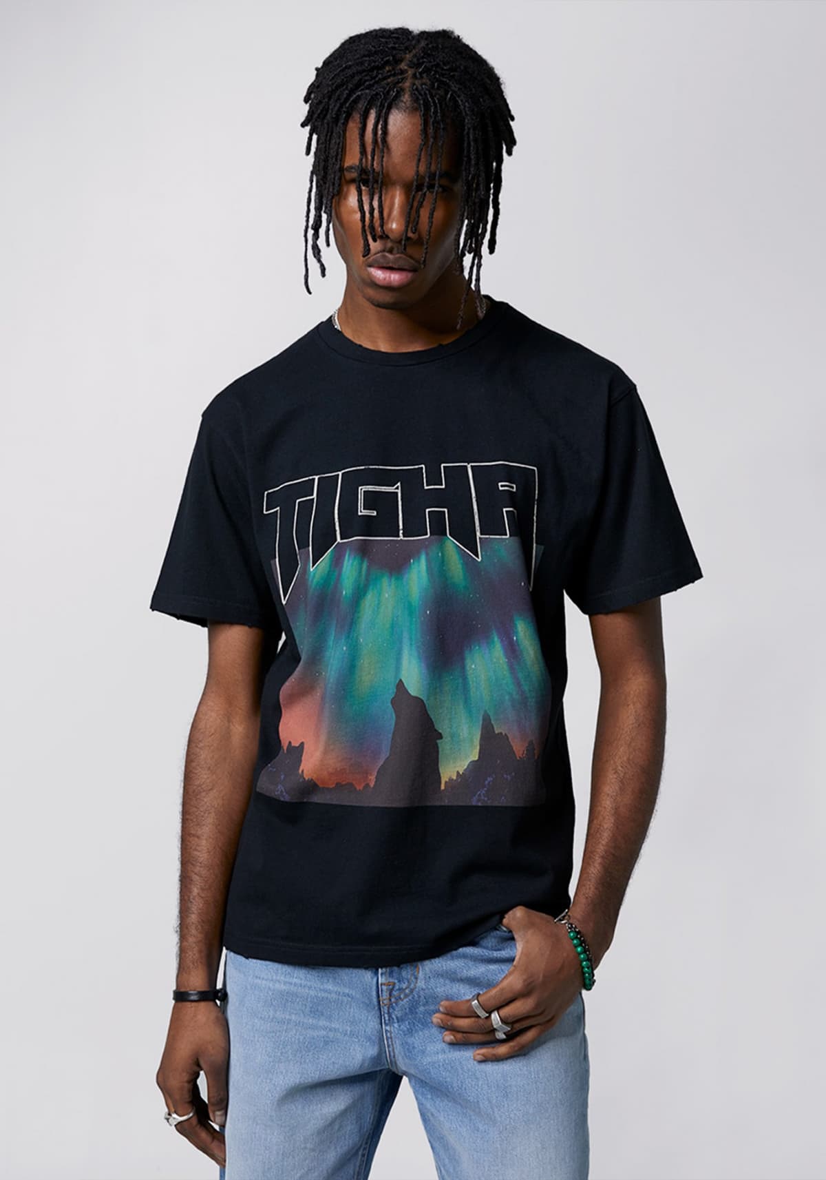 Men's T-Shirts Tigha Black