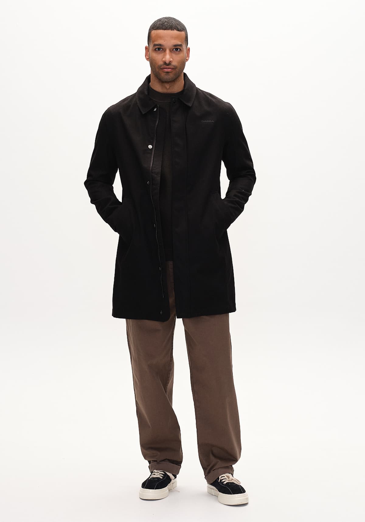 Men's Trench Coats Gabba Black