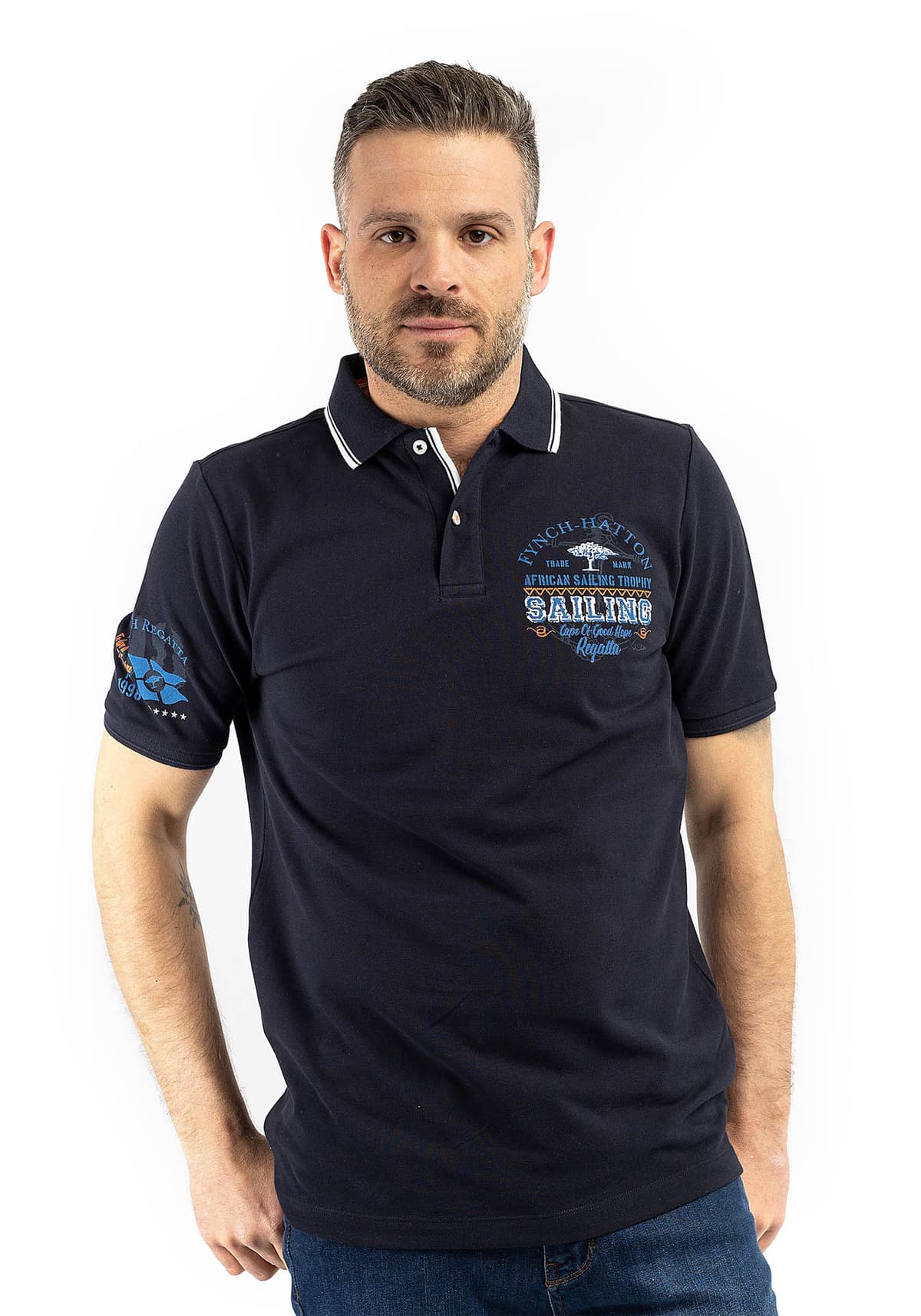 Fynch Hatton Short Sleeve Polo