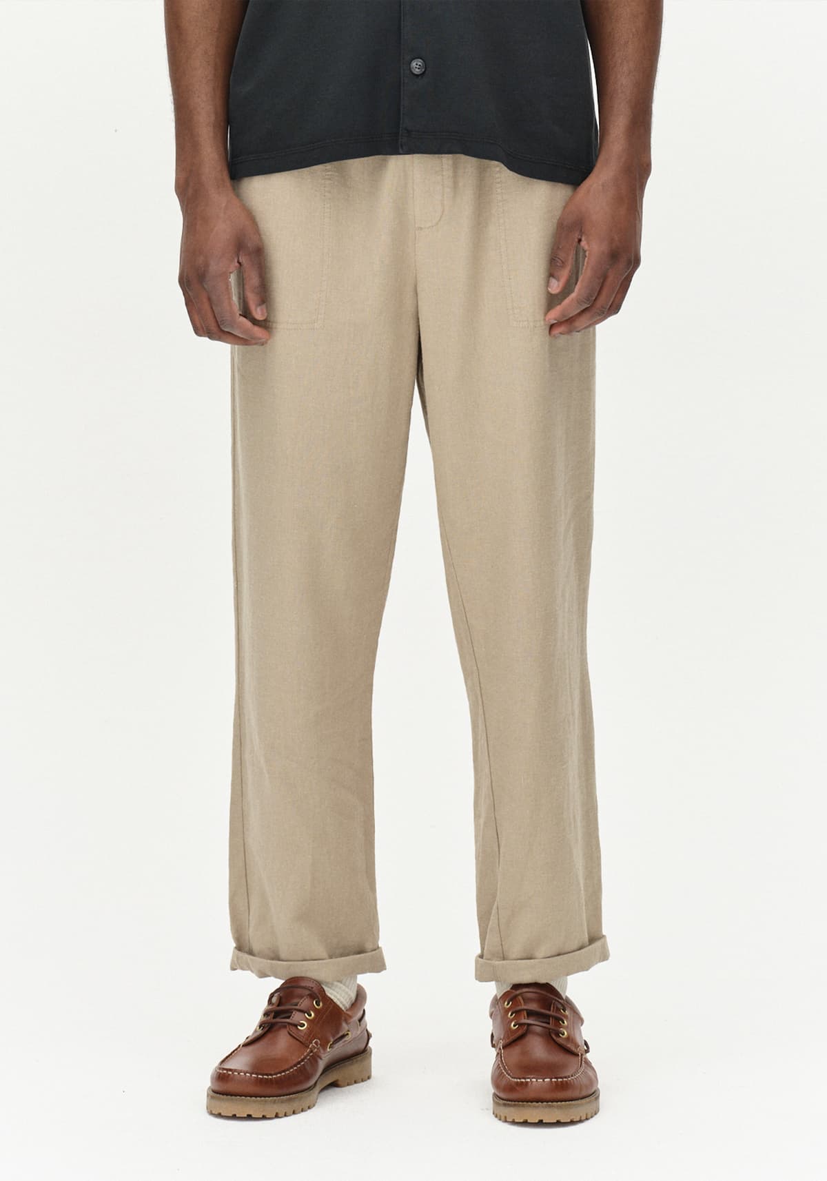 Men's Linen Pants Gabba Beige