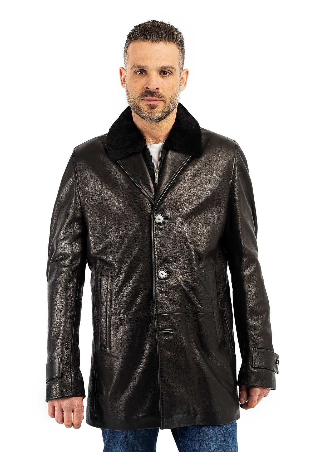 Men's Leather Jackets Joop! Black