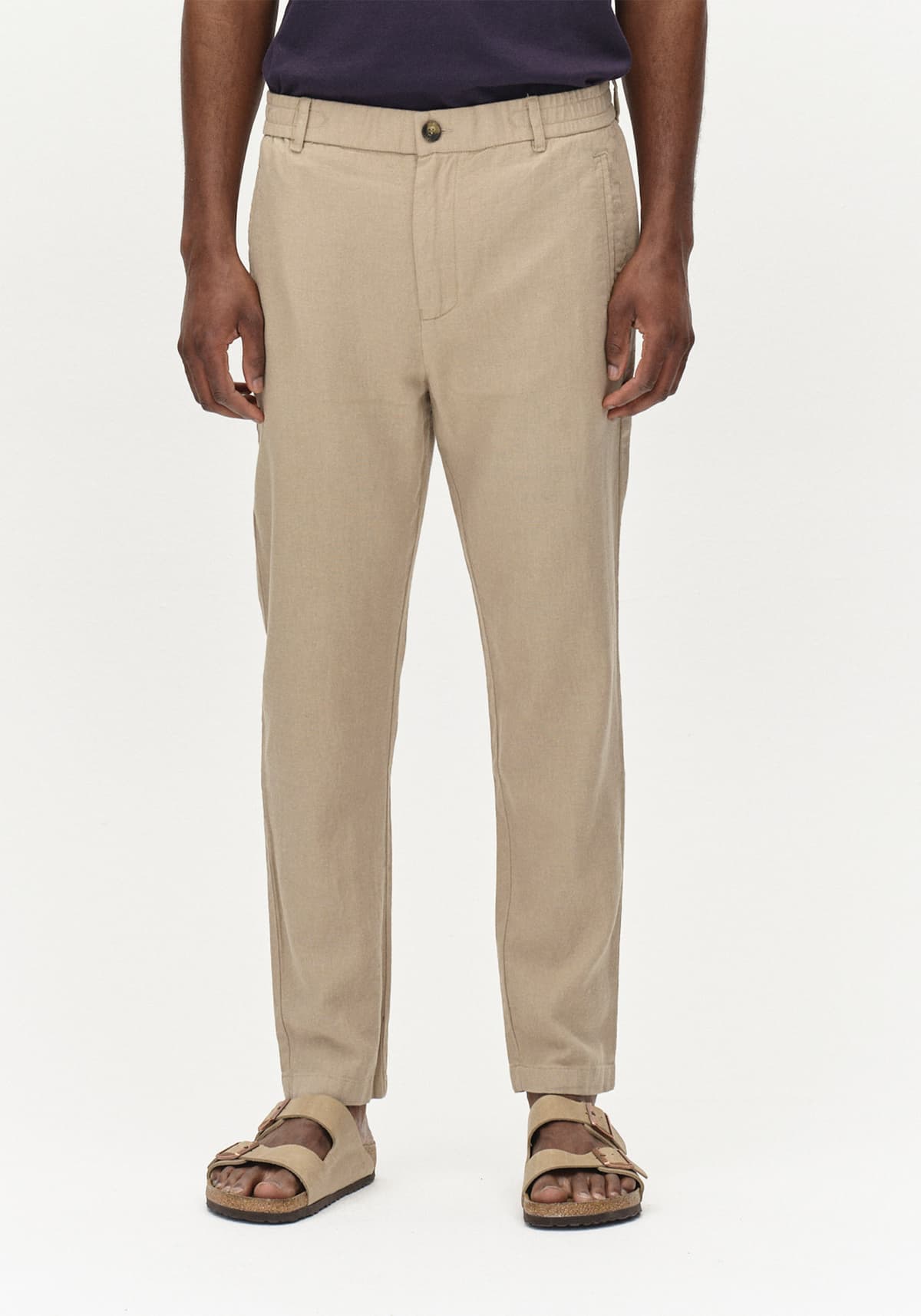 Men's Linen Pants Gabba Black