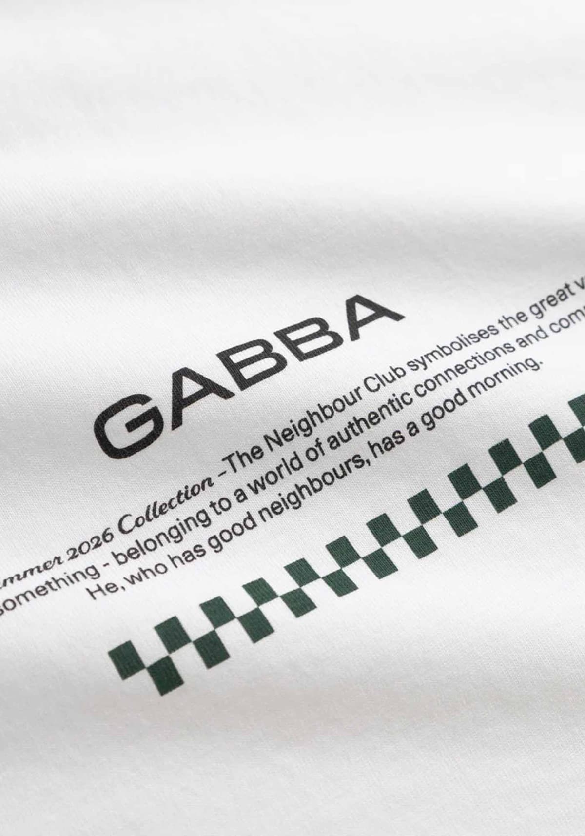 Men's T-Shirts Gabba White