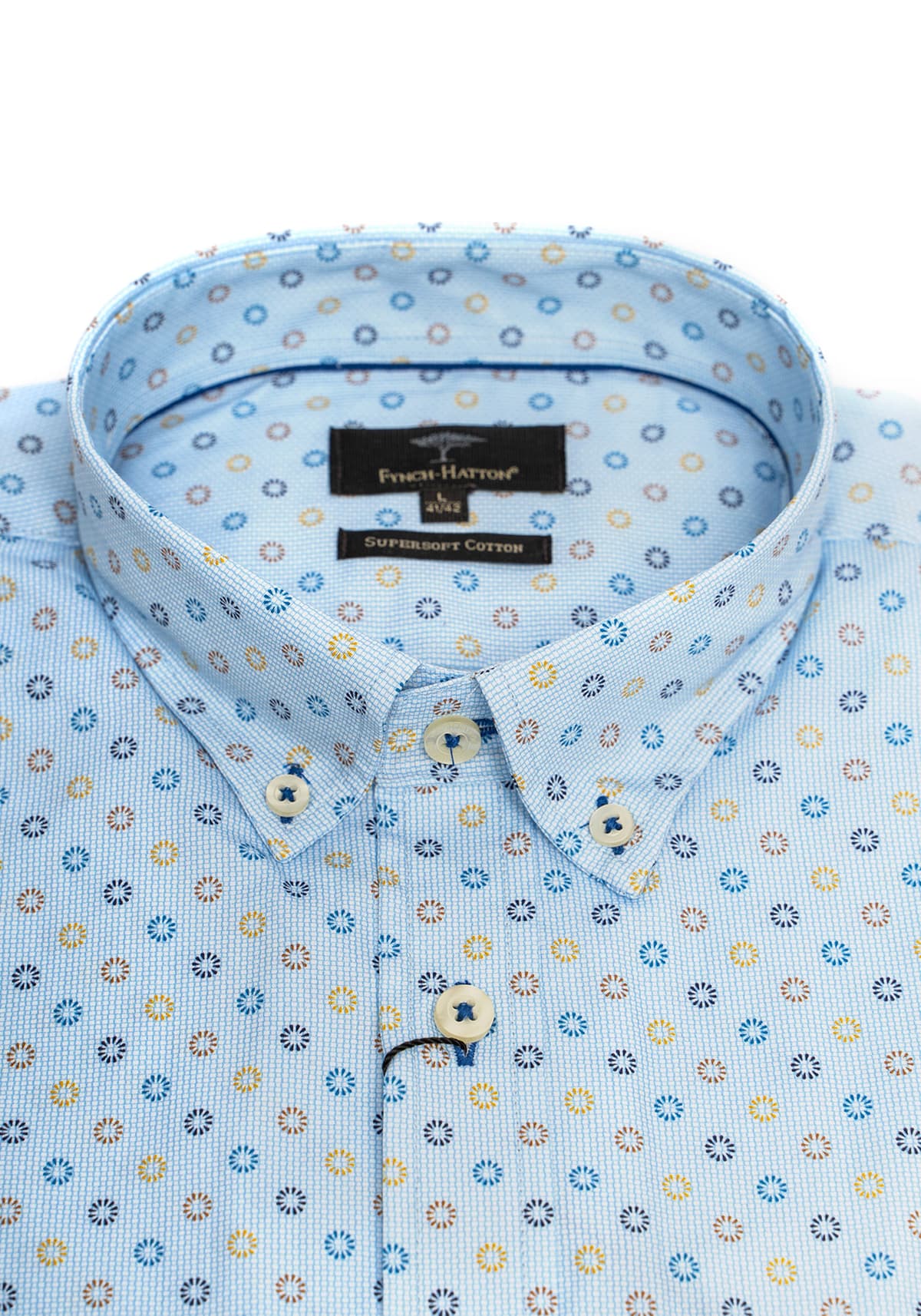 Men's Shirts Fynch Hatton Blue