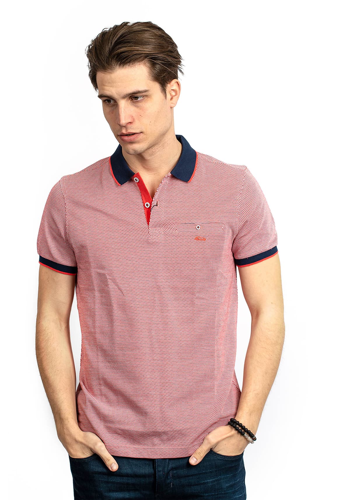 Dario Beltran Polo T-Shirt - Red