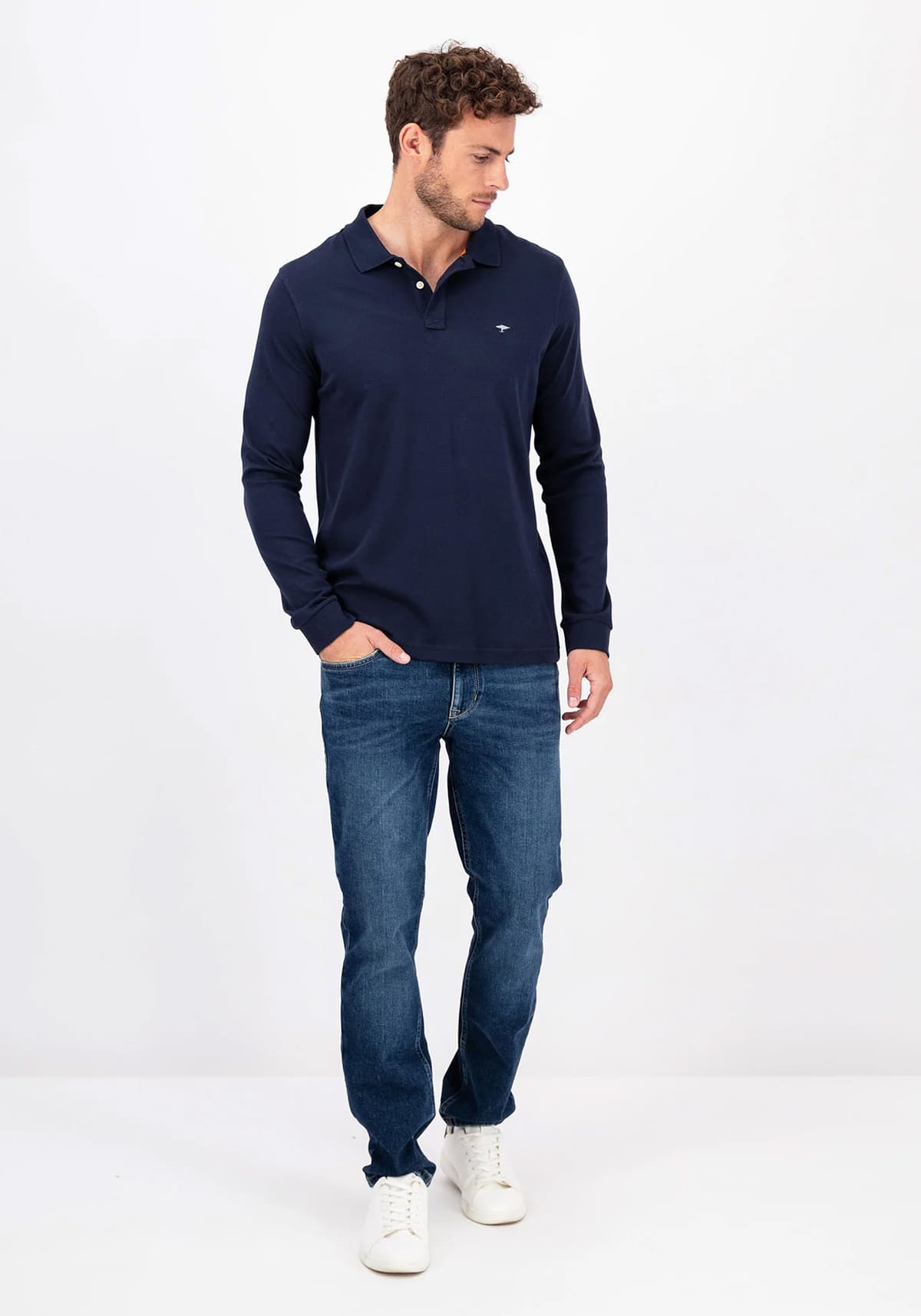 Men's Polo Shirts Fynch Hatton Blue