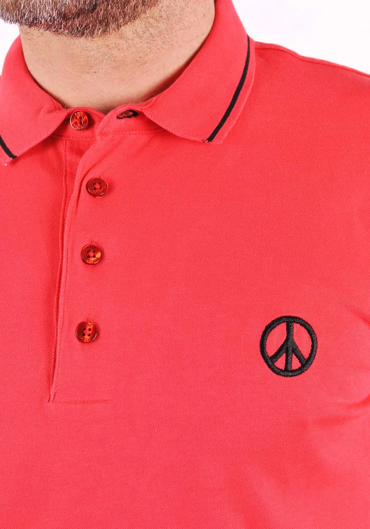 Moschino Polo Tshirt της σειράς Basic - M8131 E1384 Watermelon