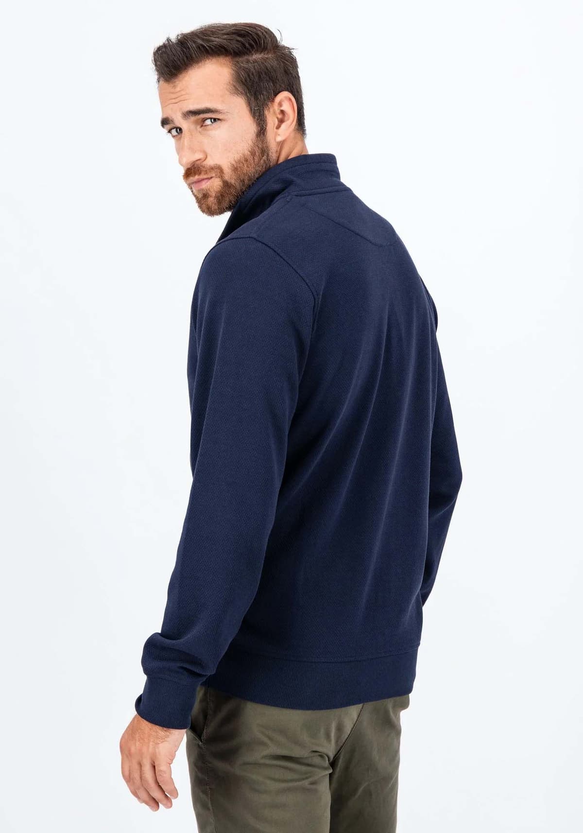 Men's Cardigans Fynch Hatton Blue