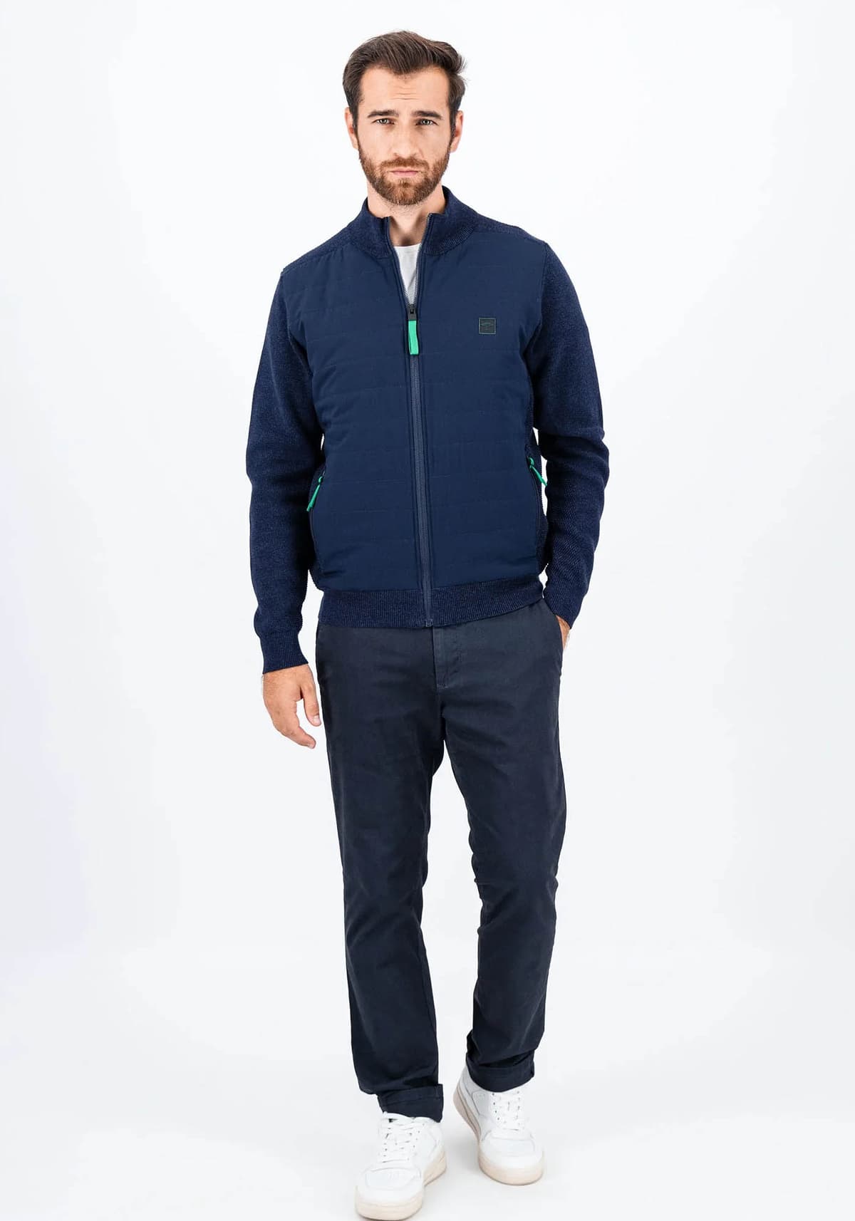 Men's Cardigans Fynch Hatton Blue