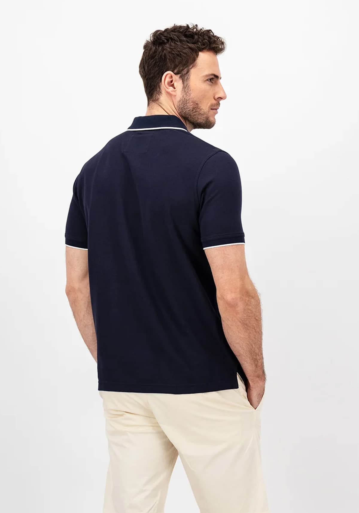 Men's Polo Shirts Fynch Hatton Blue