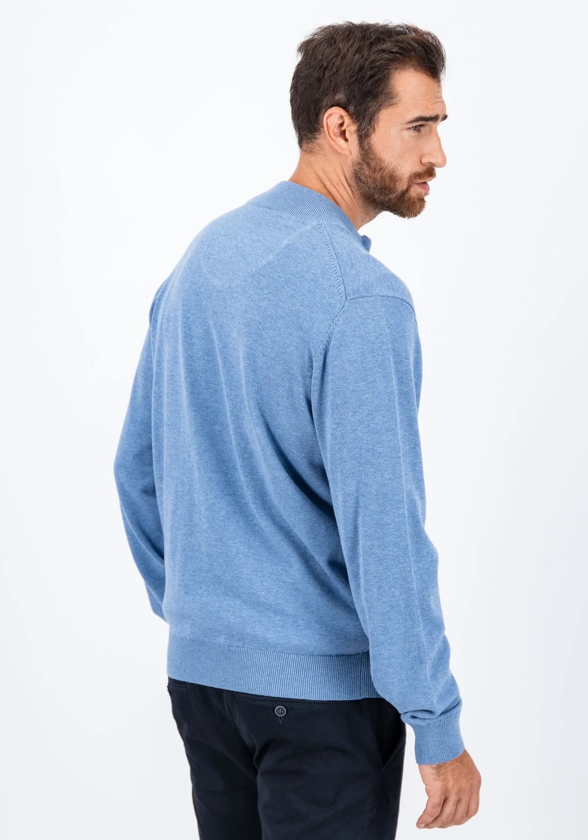 Men's Cardigans Fynch Hatton Blue
