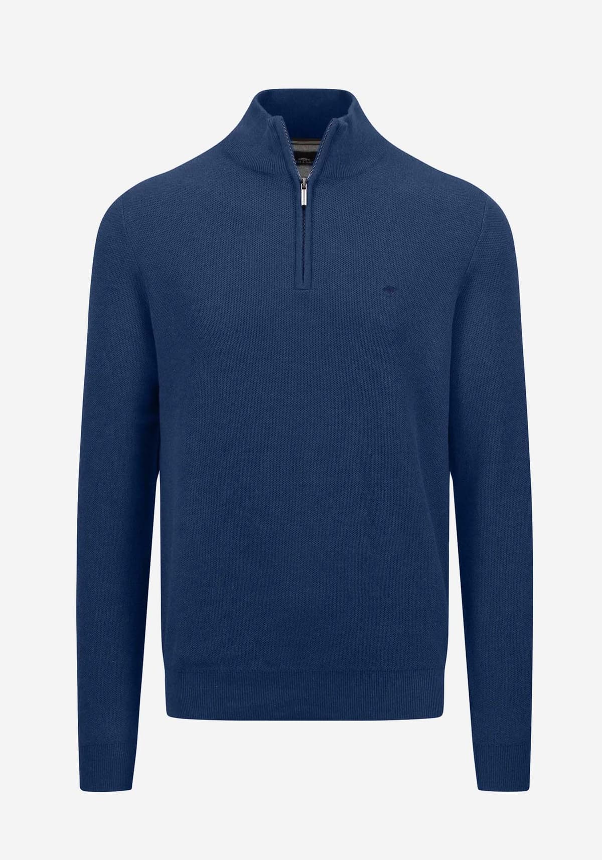 Fynch Hatton Pullover της σειράς Zip Troyer - 1414 222 823 Off White