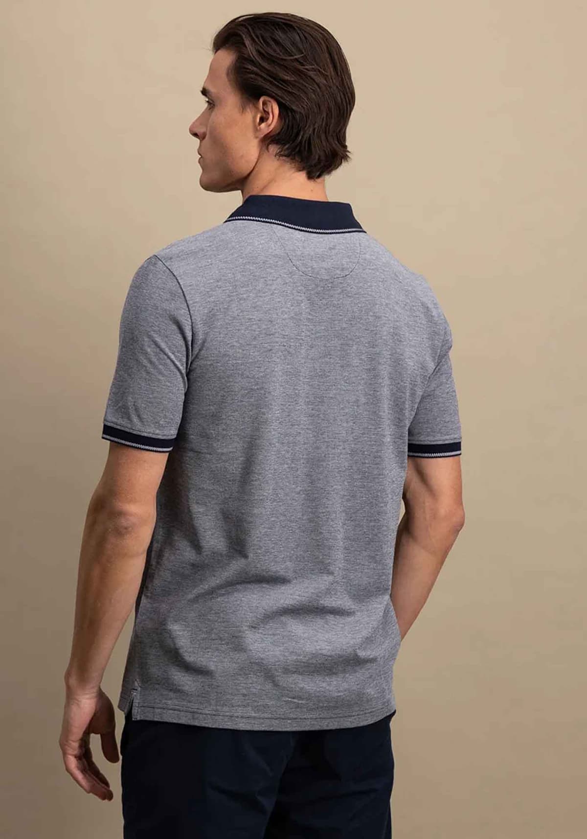 Fynch Hatton Polo της σειράς Two tone - 1503 1904 685 Navy