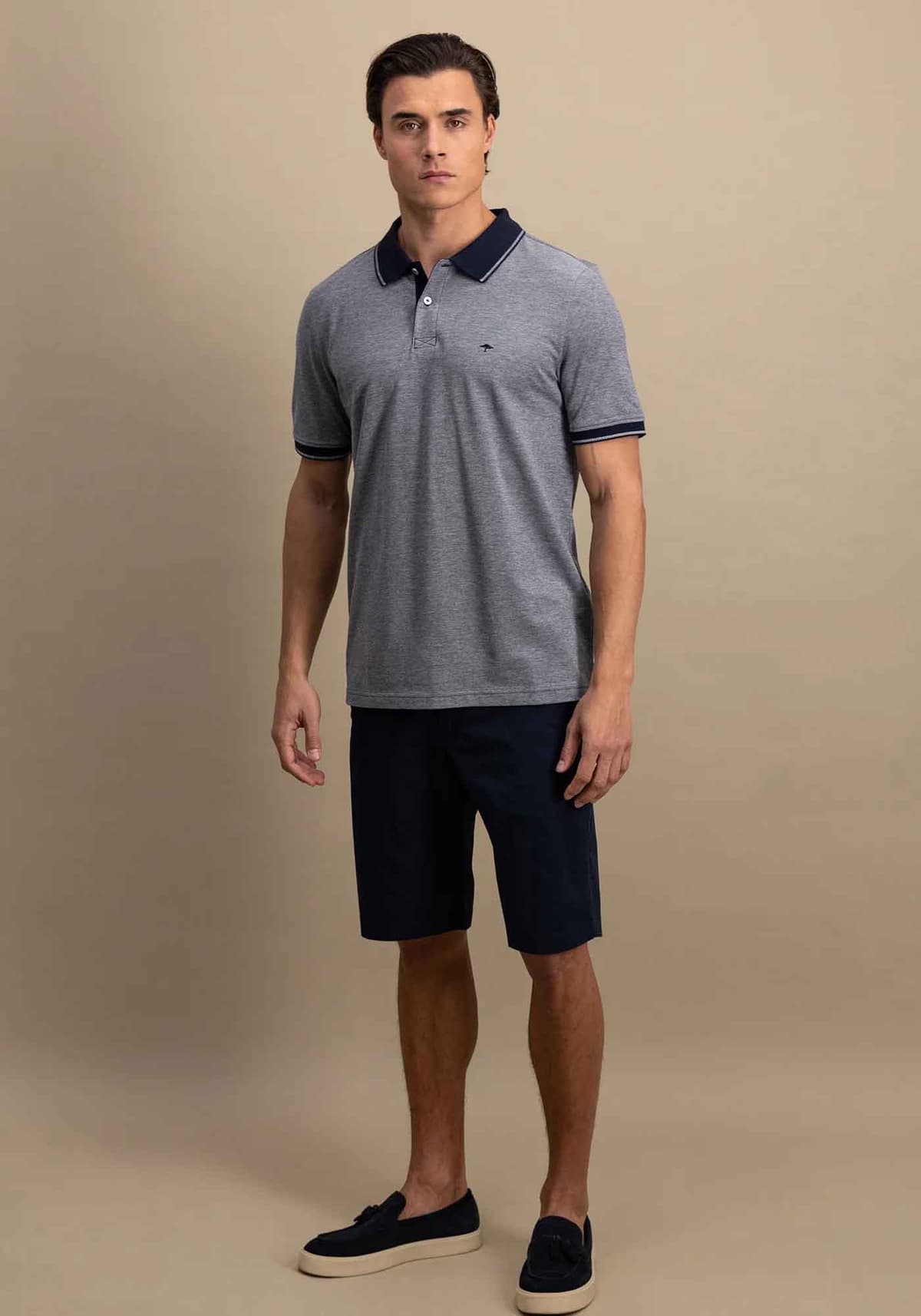 Fynch Hatton Polo της σειράς Two tone - 1503 1904 685 Navy