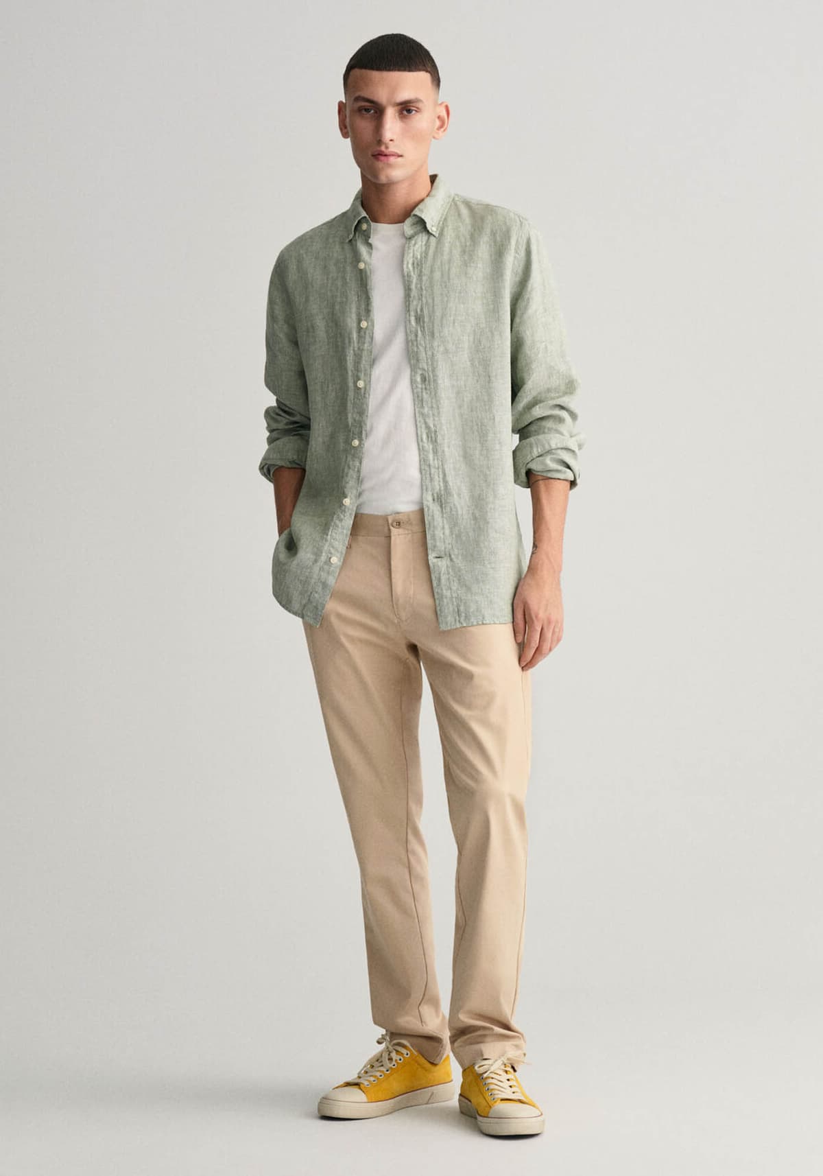 Men's Pants Gant Beige