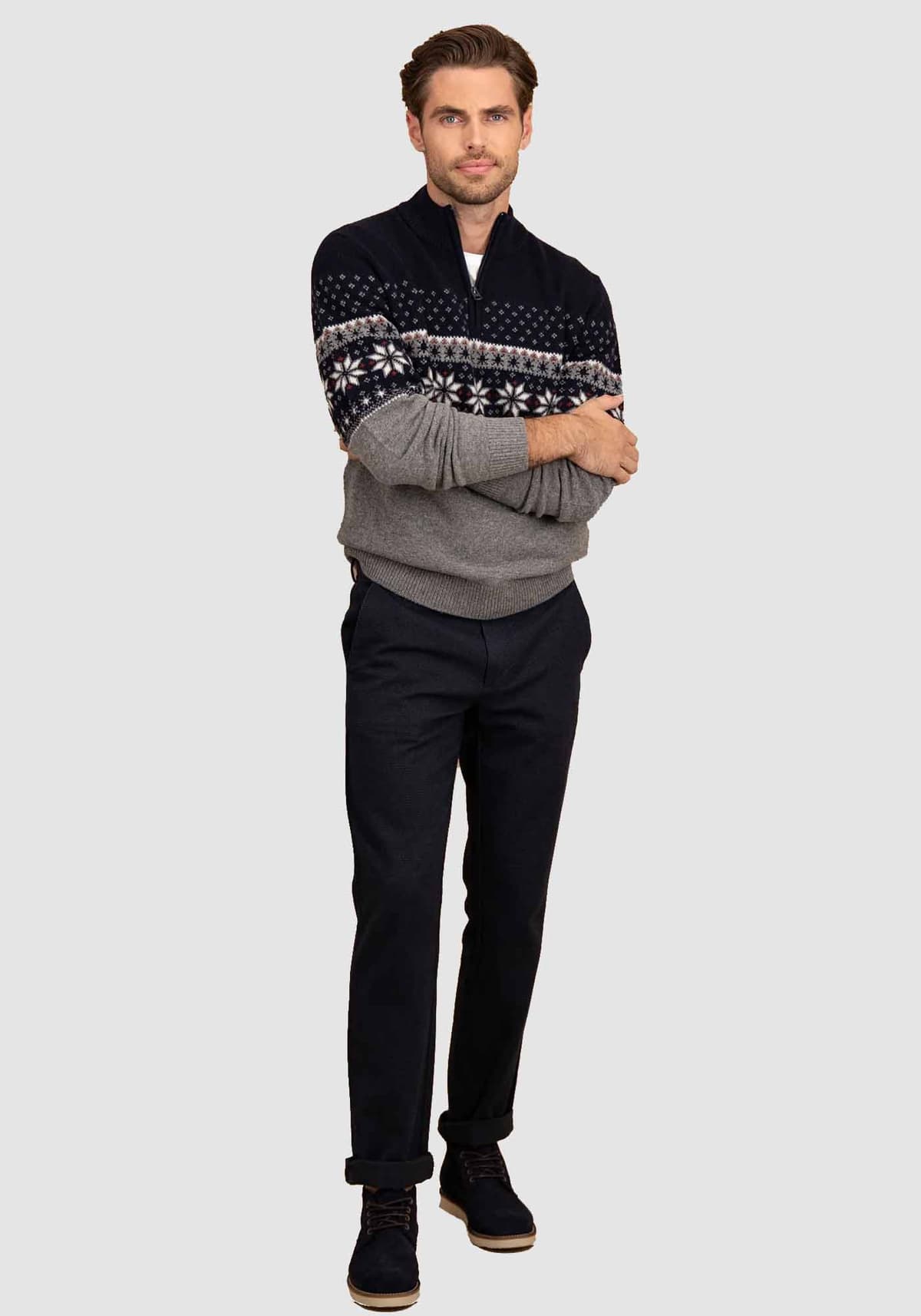 Men's Knitwear Fynch Hatton Blue