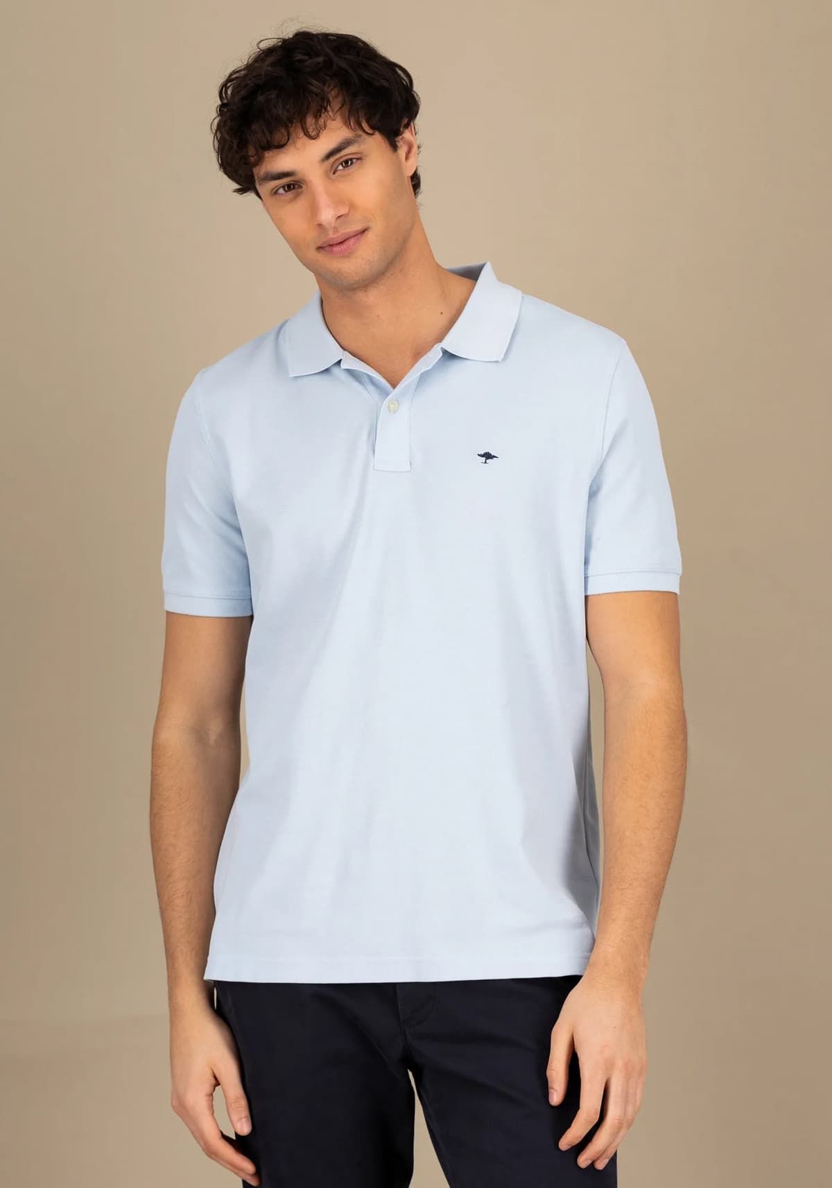 Fynch Hatton Polo Μπλούζα της σειράς Supima Cotton - 1513 1700 727 Pine Green