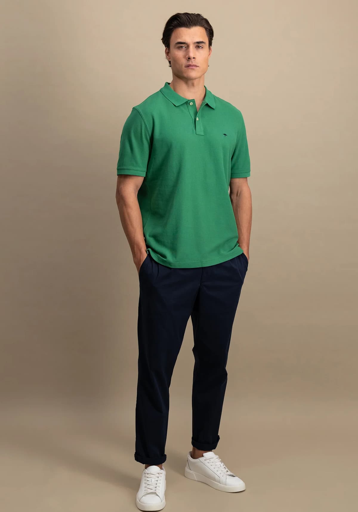 Men's Polo Shirts Fynch Hatton Green