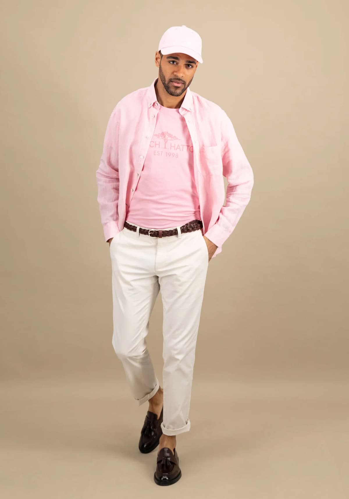 Fynch Hatton Πουκάμισο της σειράς Linen - 1513 6000 461 Peony