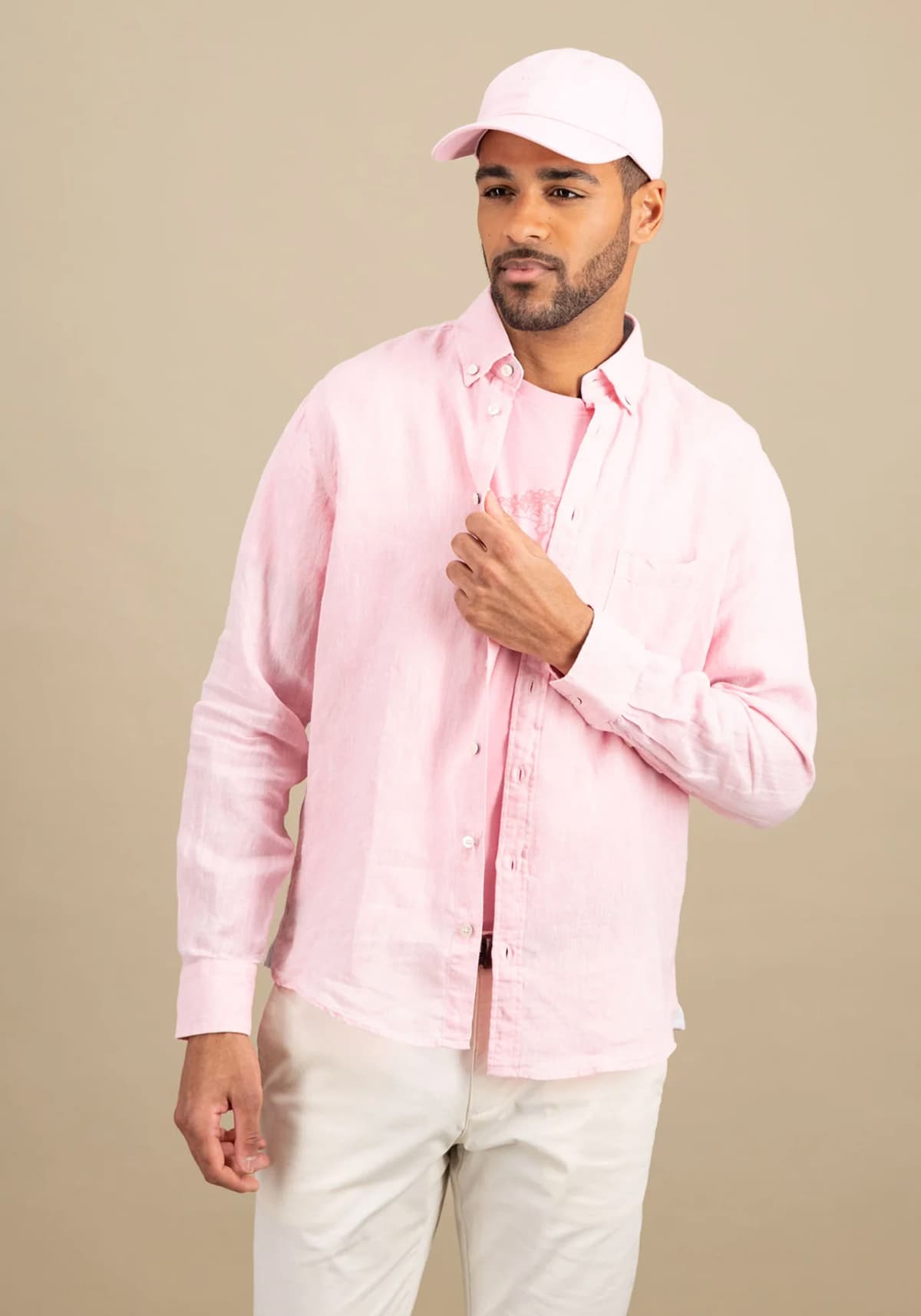 Men's Shirts Fynch Hatton Pink