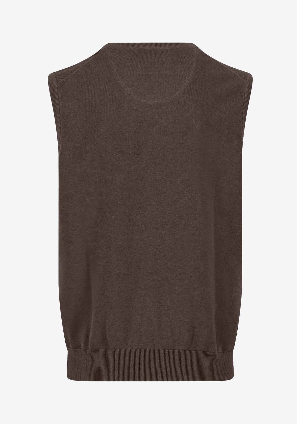 Men's Vests Fynch Hatton Brown