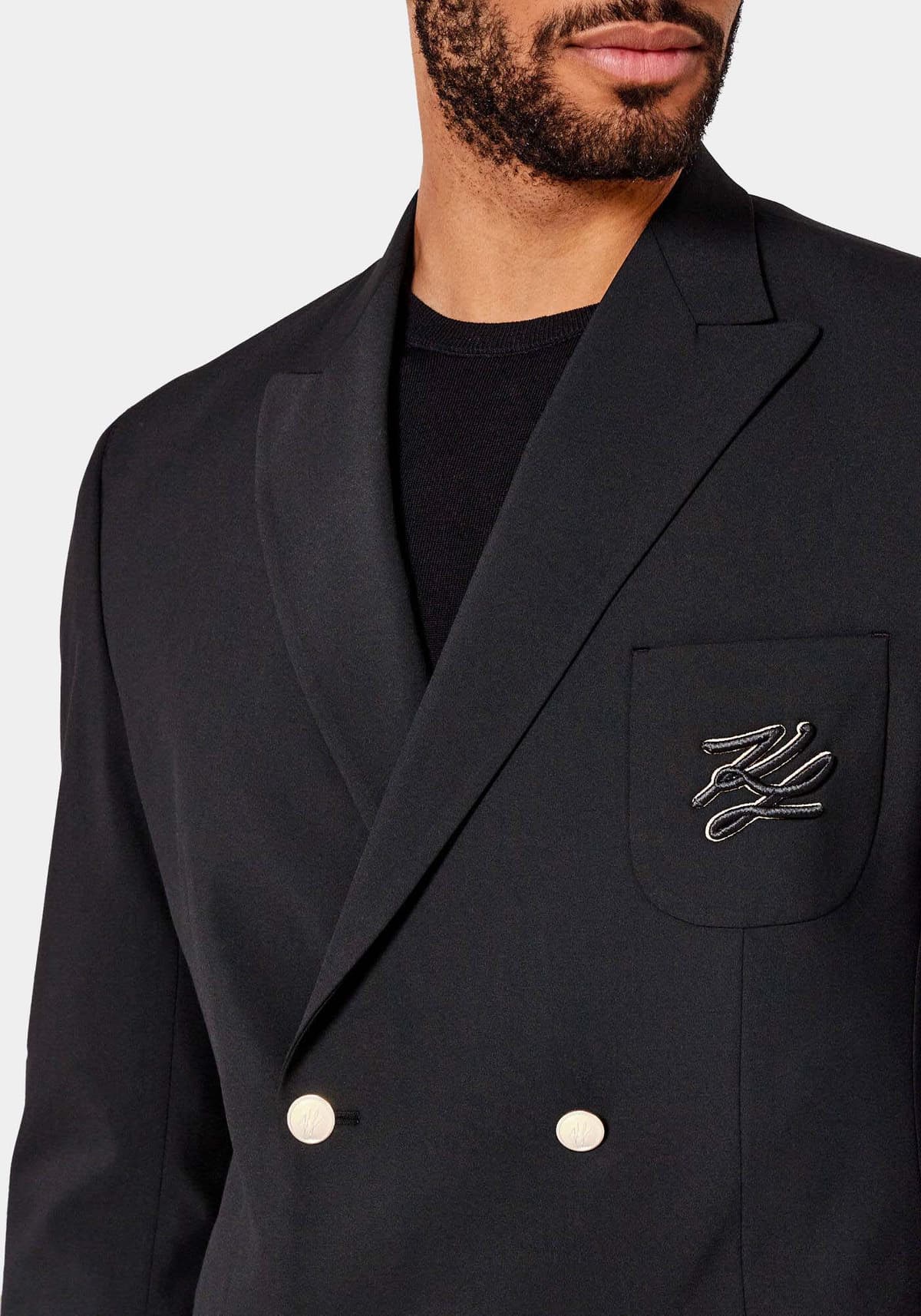 Men's Blazers Karl Lagerfeld Black