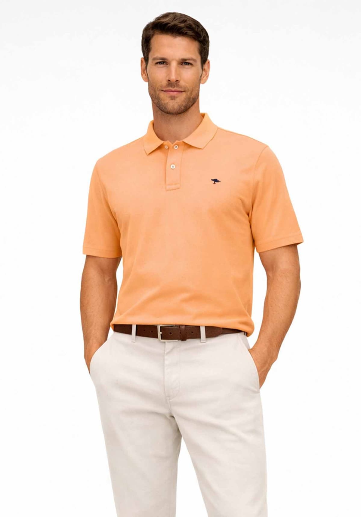 Men's Polo Shirts Fynch Hatton Orange