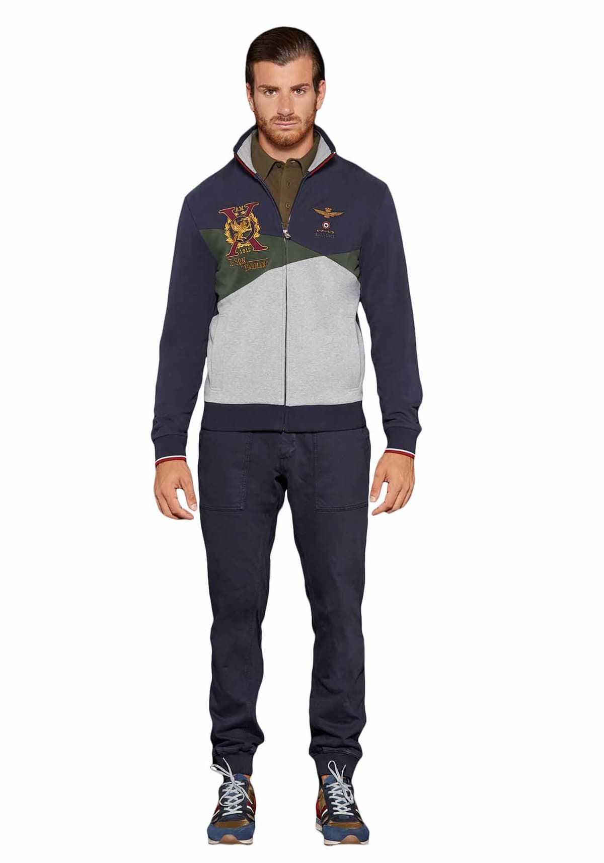 Men's Hoodies & Sweatshirts Aeronautica Militare Blue
