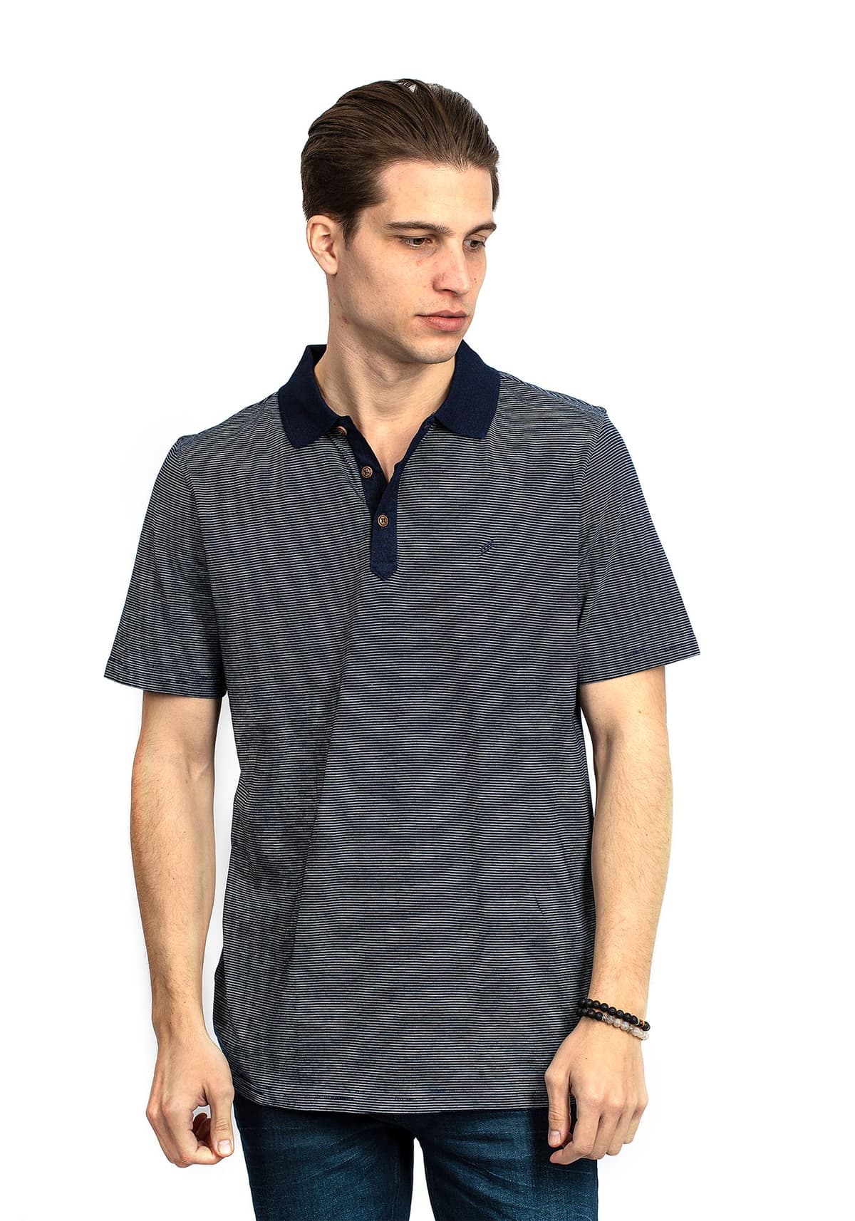 Daniel Hechter Polo TShirt της σειράς Stripe -16165 720 60 Blue