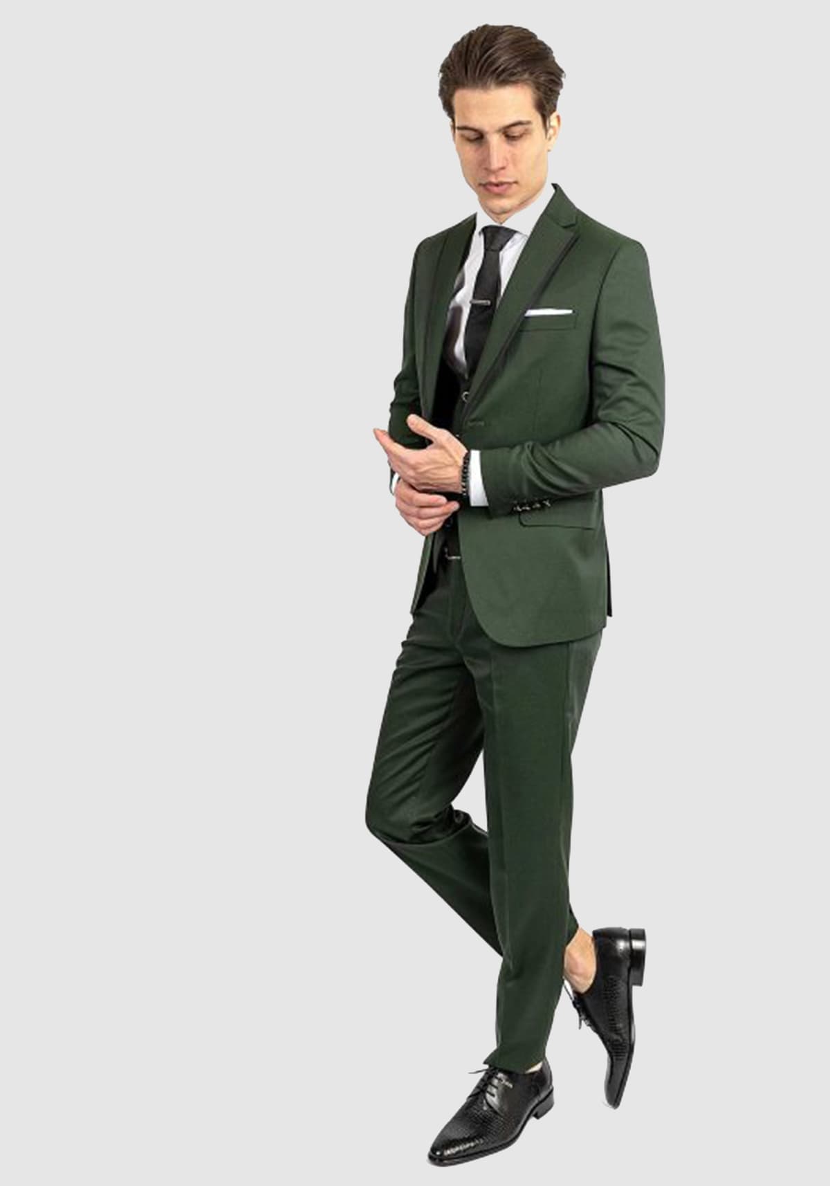 Men's Suits Fragosto Green
