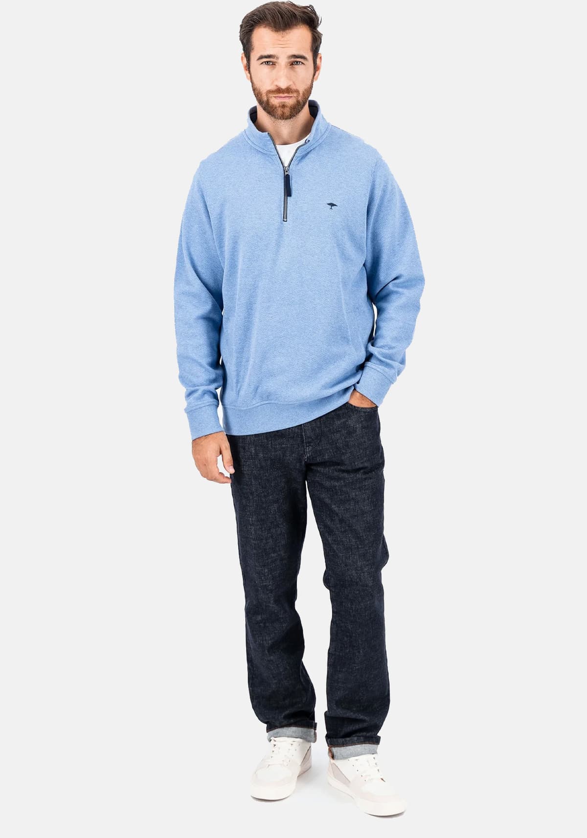 Men's Hoodies & Sweatshirts Fynch Hatton Blue