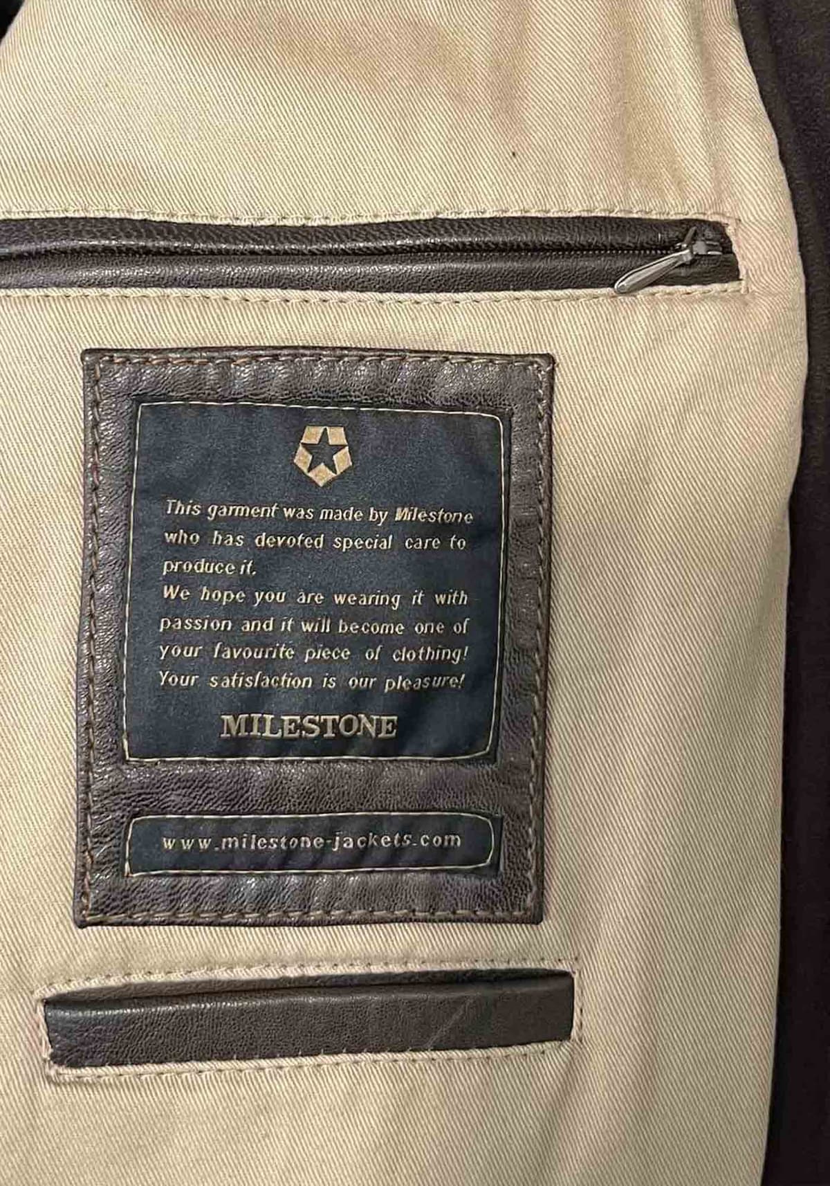 Men's Leather Jackets Milestone Brown