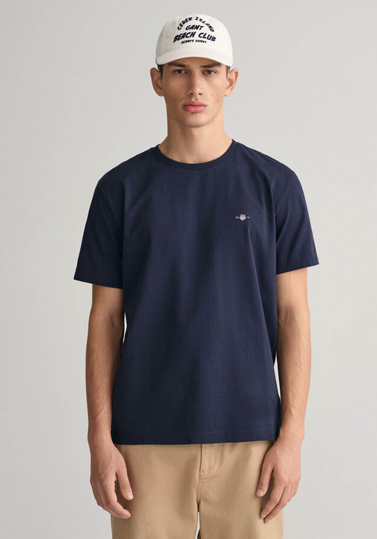 Men's T-Shirts Gant Blue