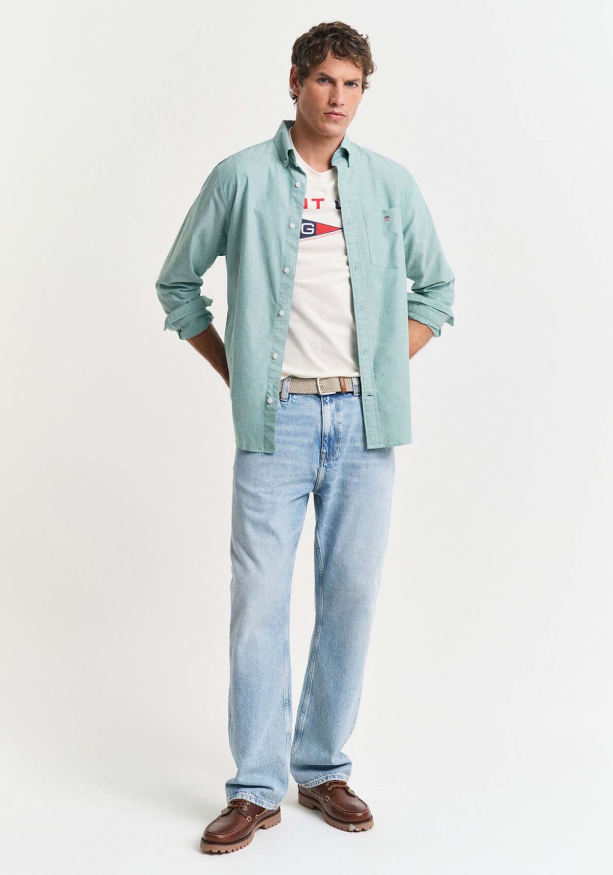 Men's Clothing Gant White