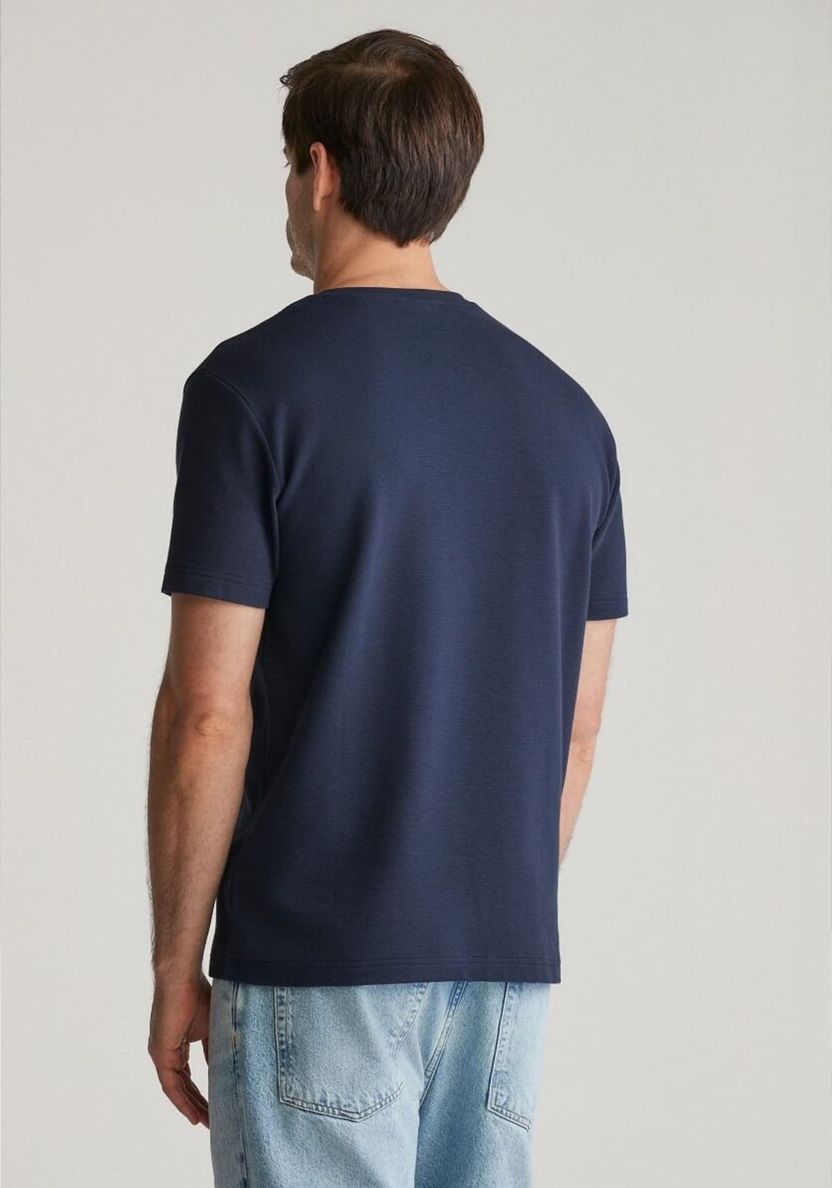 Men's T-Shirts Gant Blue
