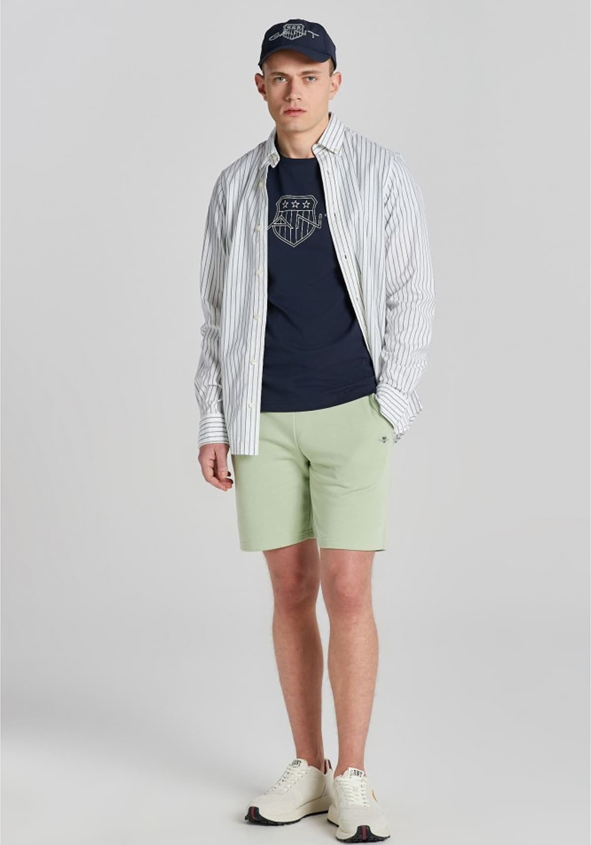 Men's T-Shirts Gant Blue