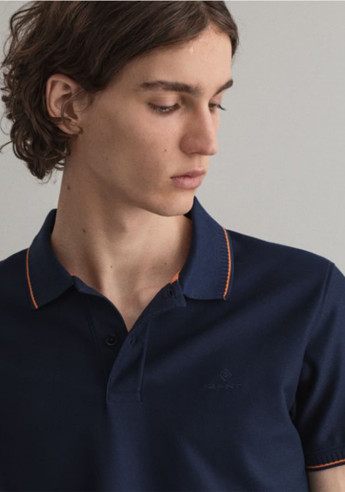 Men's Polo Shirts Gant Blue