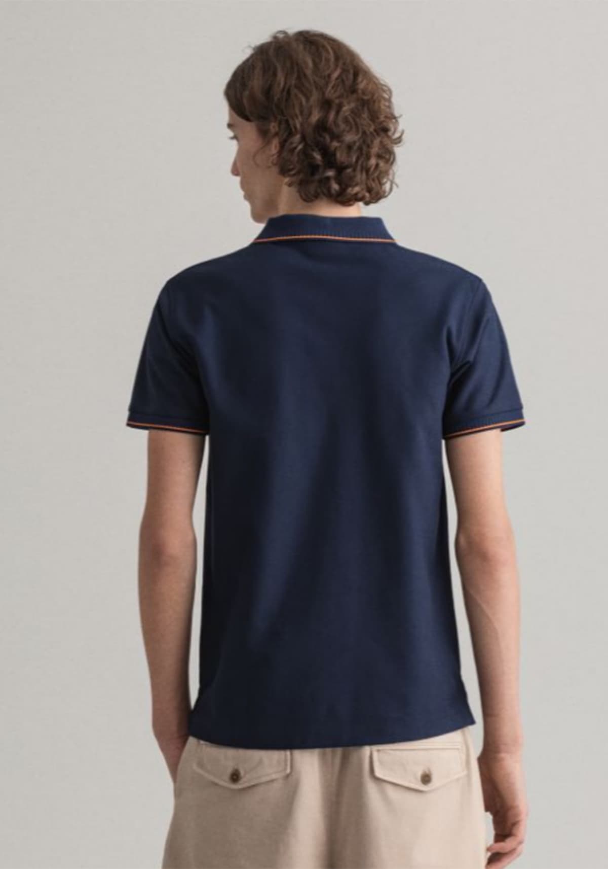 Men's Polo Shirts Gant Blue