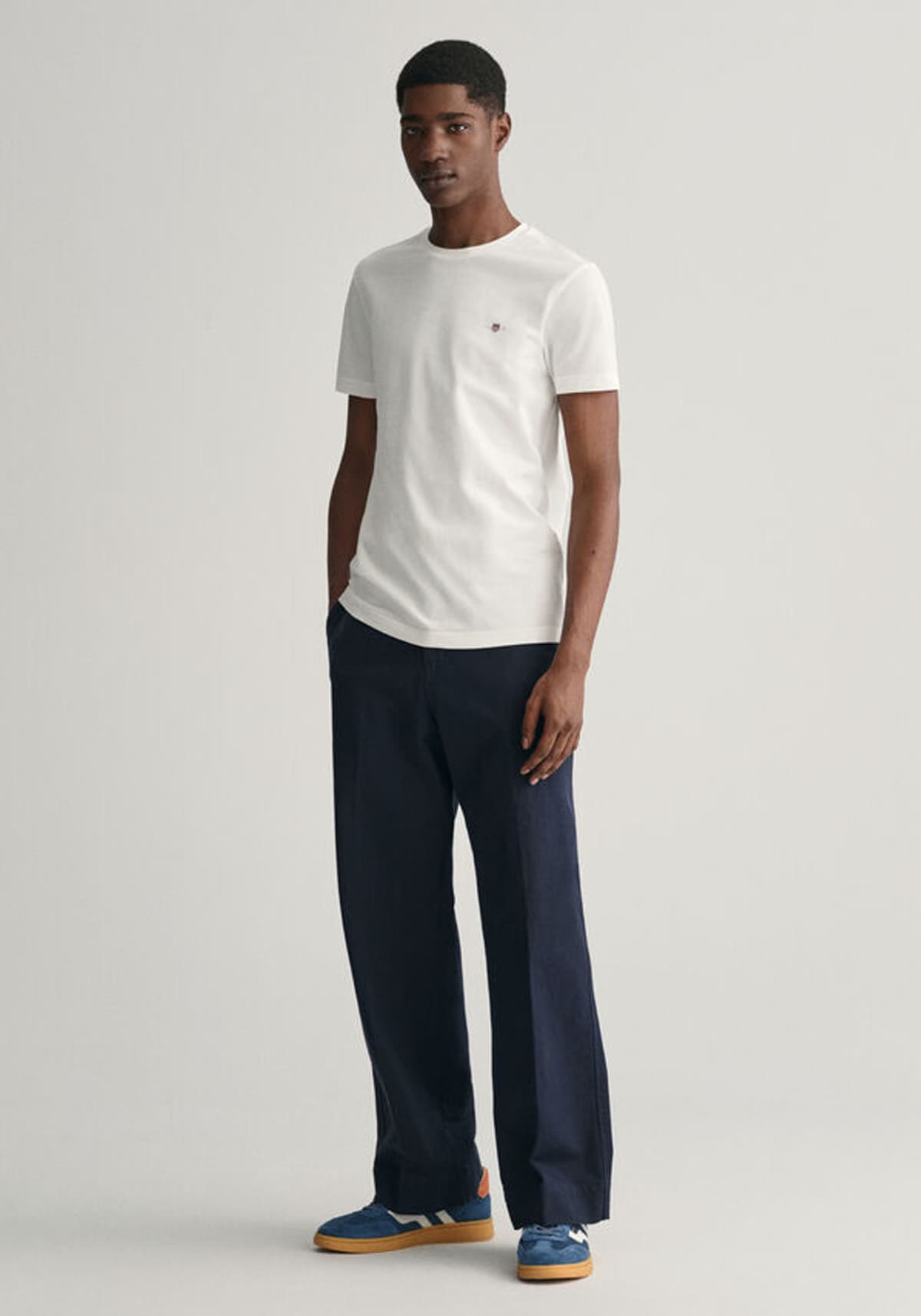 GANT Κοντομάνικη Μπλούζα της σειράς Piqué - 2013033 113 Eggshell