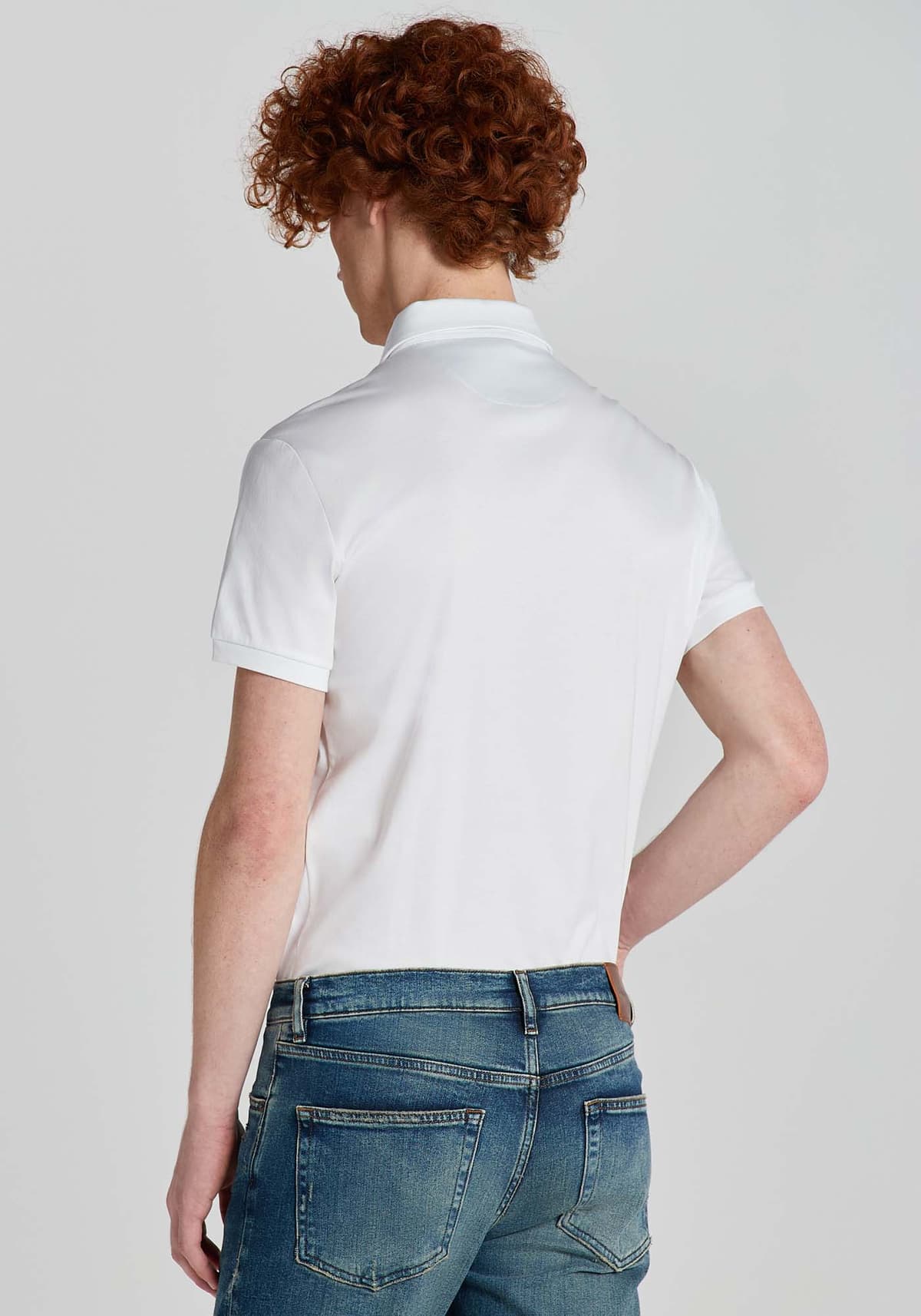 Men's Polo Shirts Gant White
