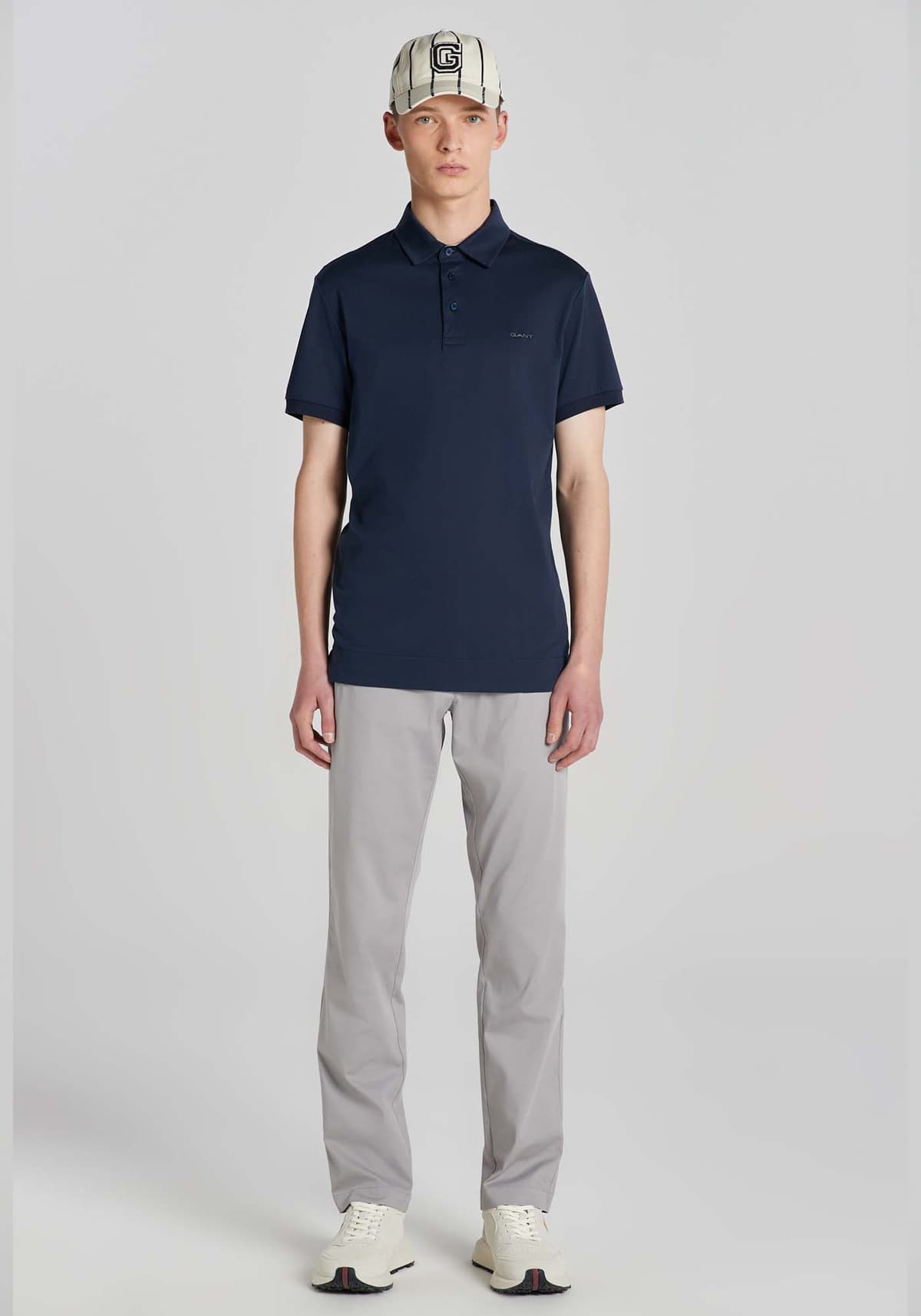 Men's Polo Shirts Gant Blue