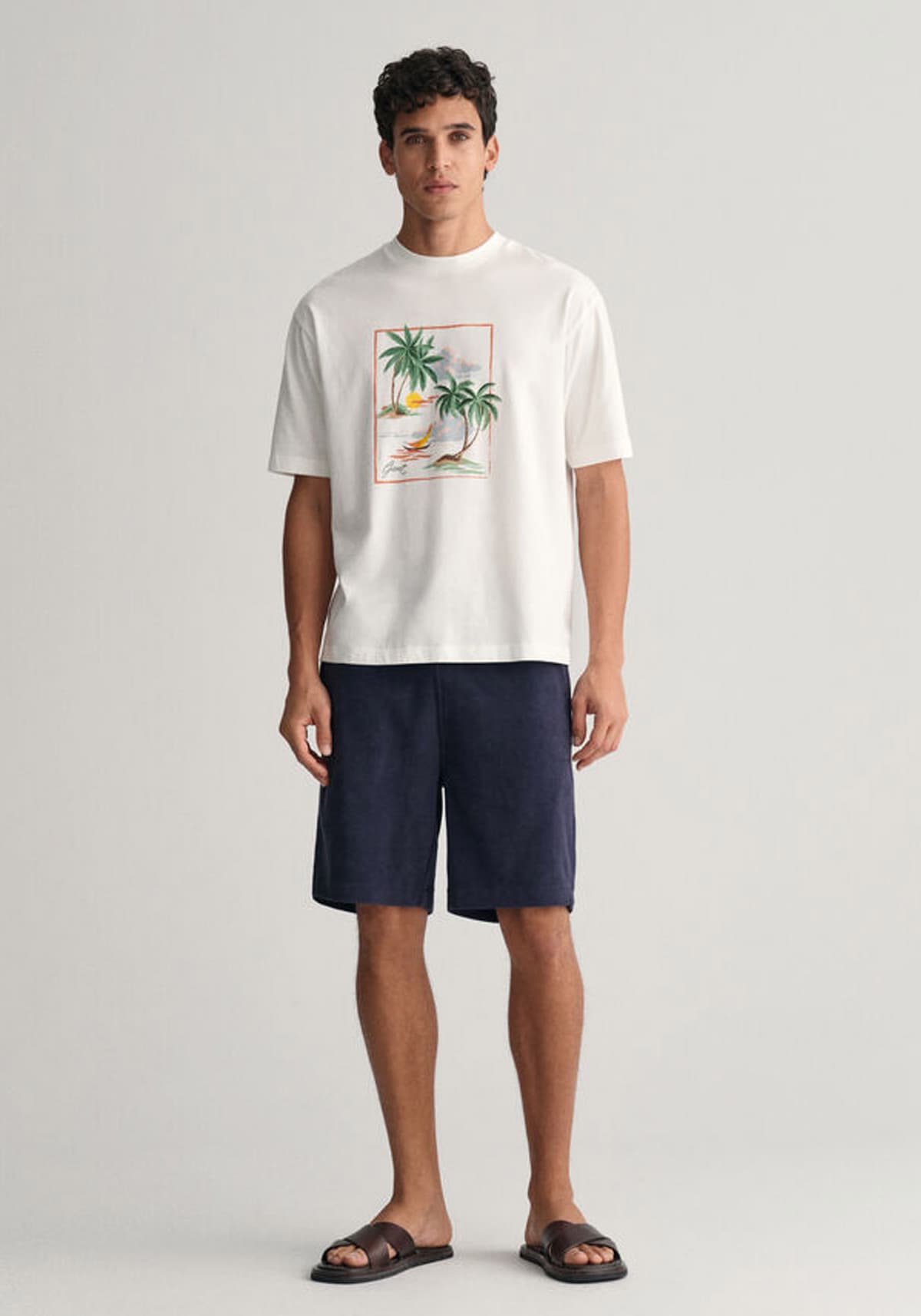 Men's T-Shirts Gant White