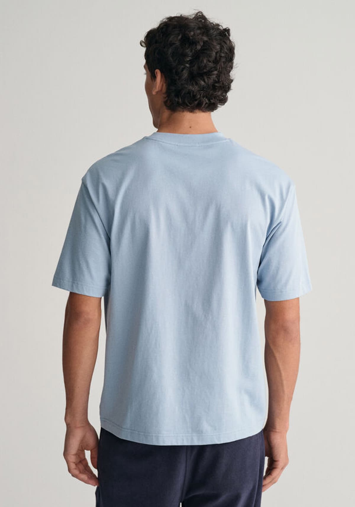 Men's T-Shirts Gant Blue