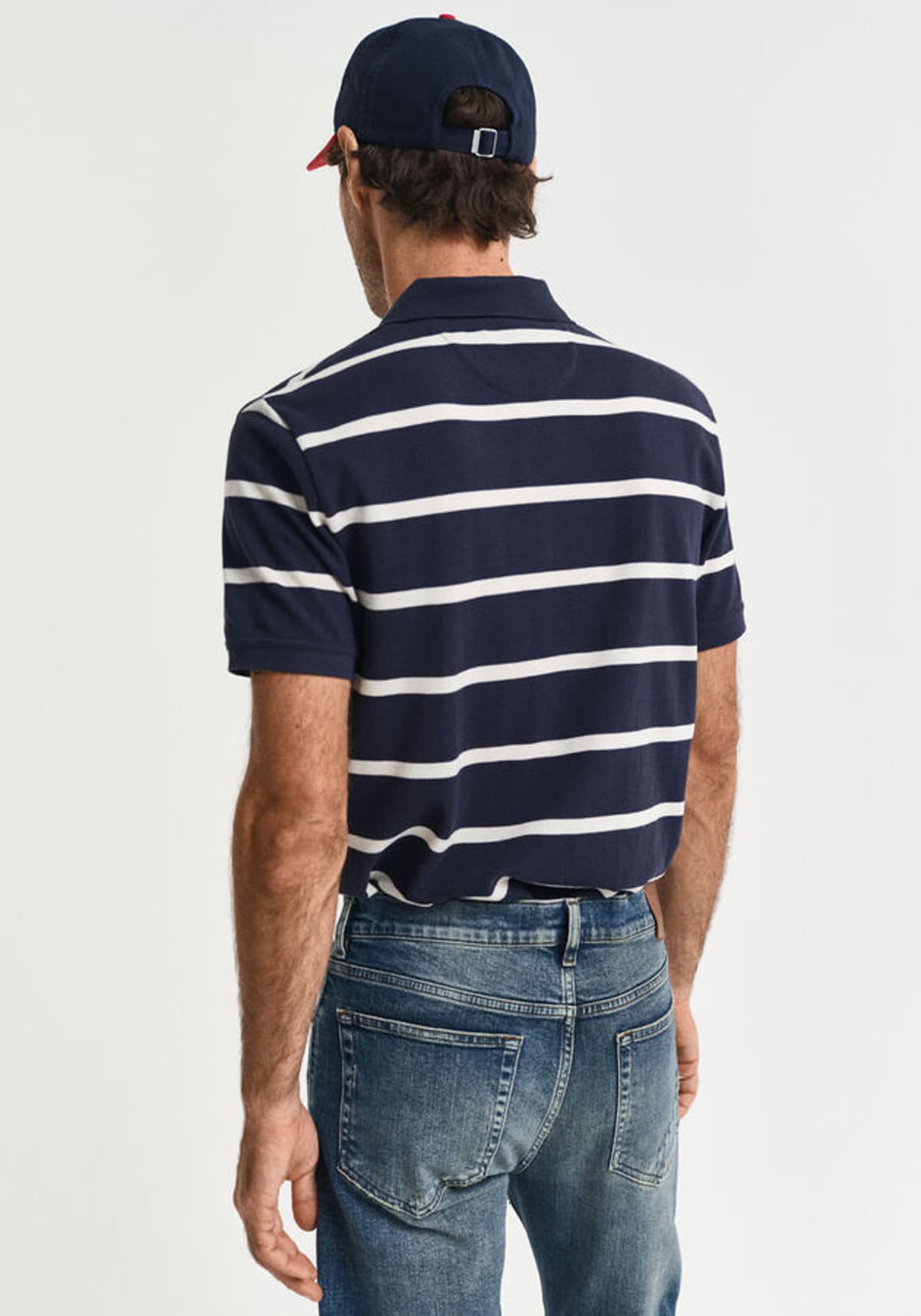 Men's Polo Shirts Gant Blue