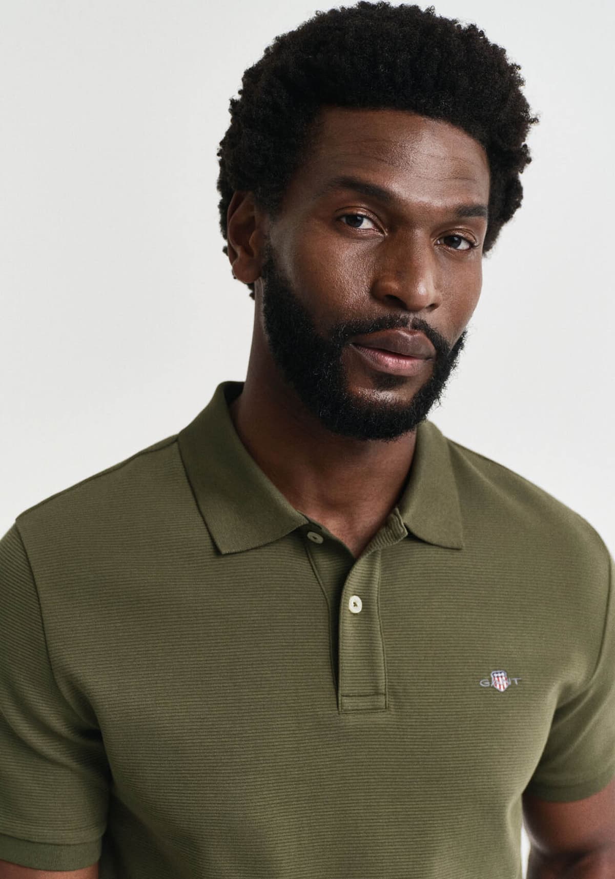 Men's Polo Shirts Gant Green