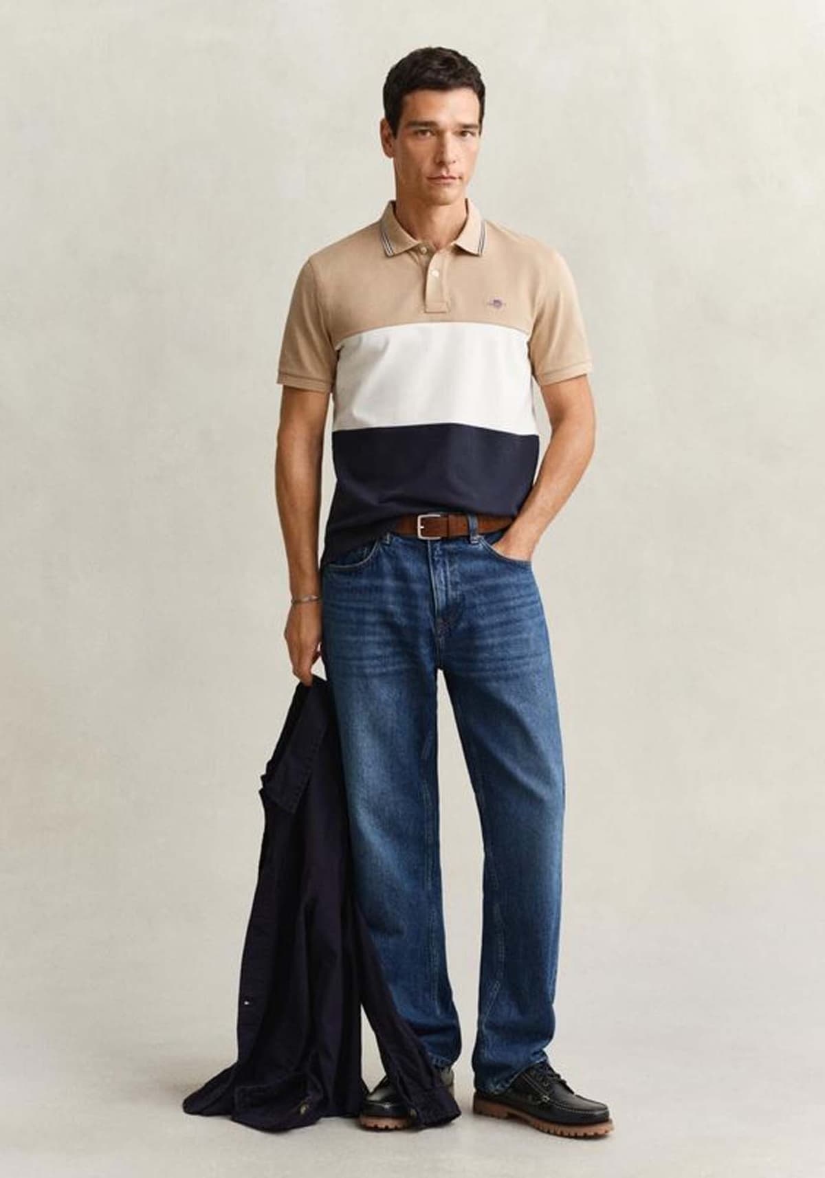 Men's Polo Shirts Gant Blue