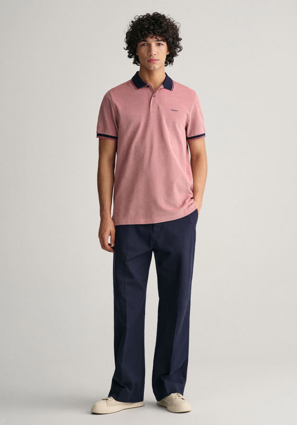 Men's Polo Shirts Gant Pink