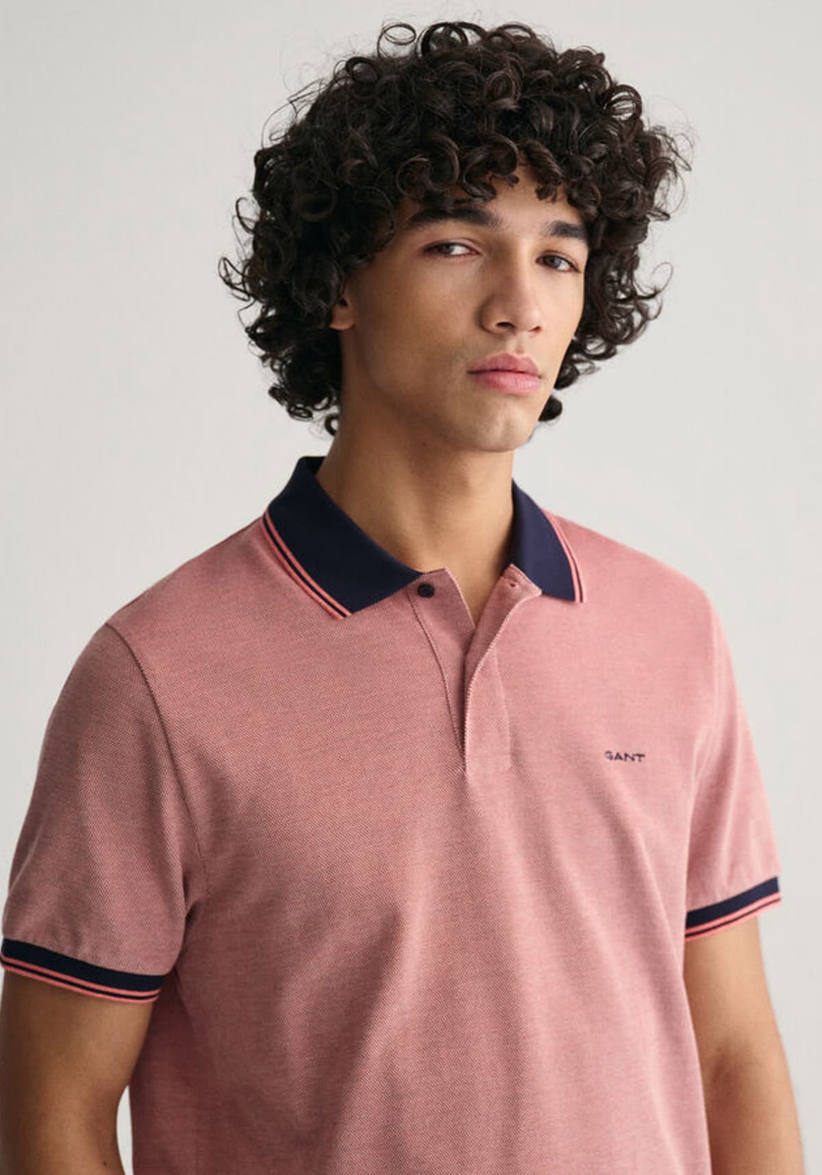 Men's Polo Shirts Gant Pink