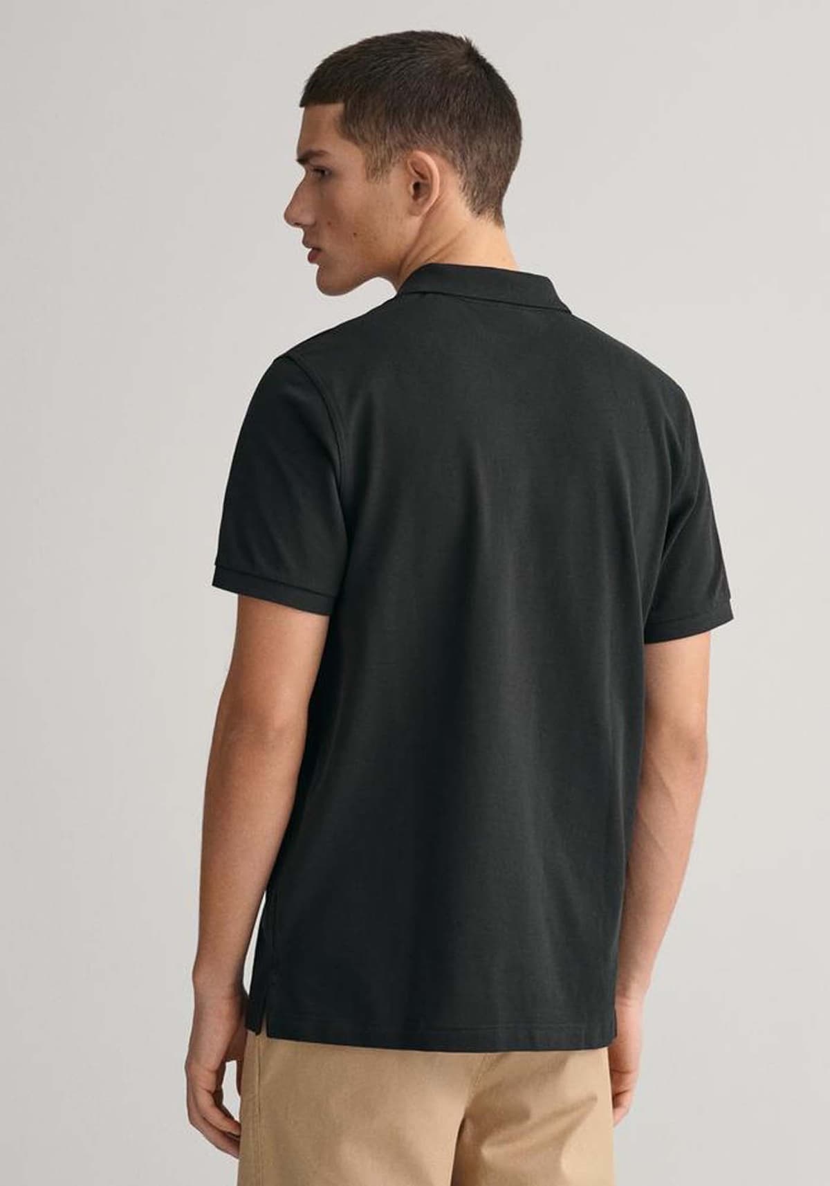 Men's Polo Shirts Gant Black